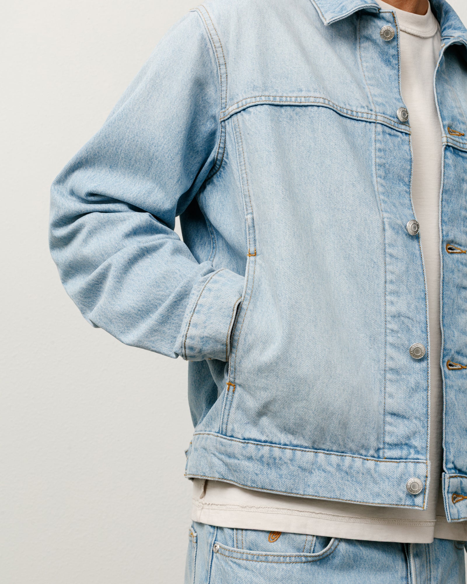 Trucker Jacket Denim – Light Wash | Outerwear | Stüssy Japan