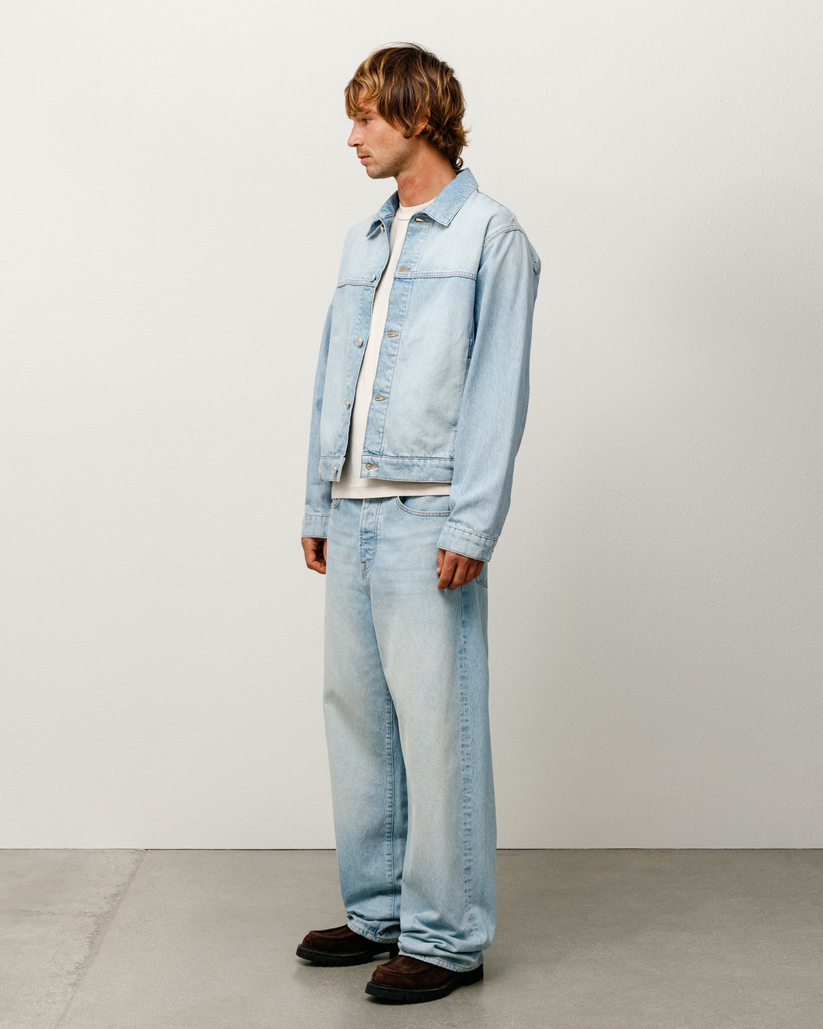 Trucker Jacket Denim – Light Wash | Outerwear | Stüssy Japan