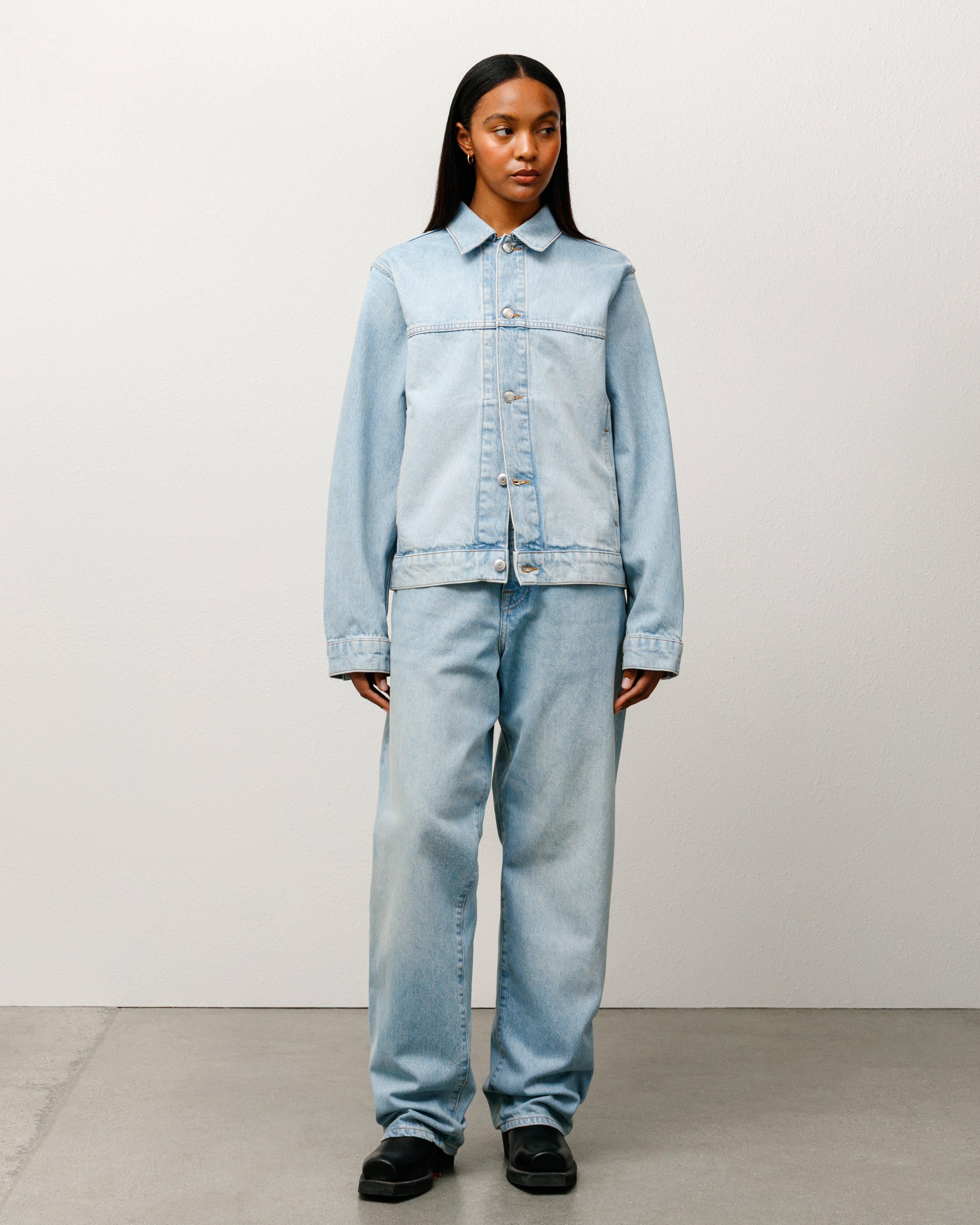 Trucker Jacket Denim – Light Wash | Outerwear | Stüssy Japan