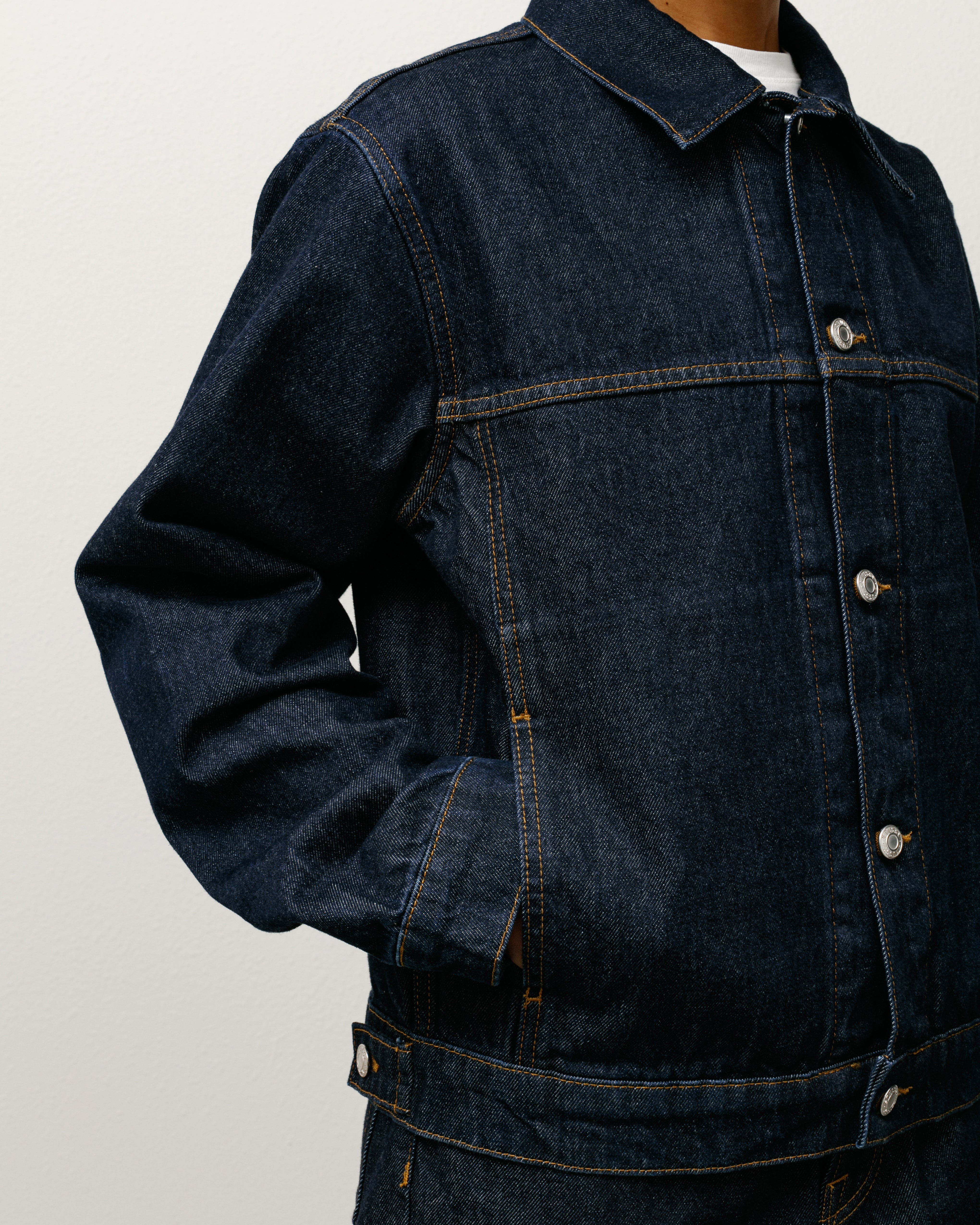 Trucker Jacket Denim – Rinsed Indigo | Outerwear | Stüssy Japan