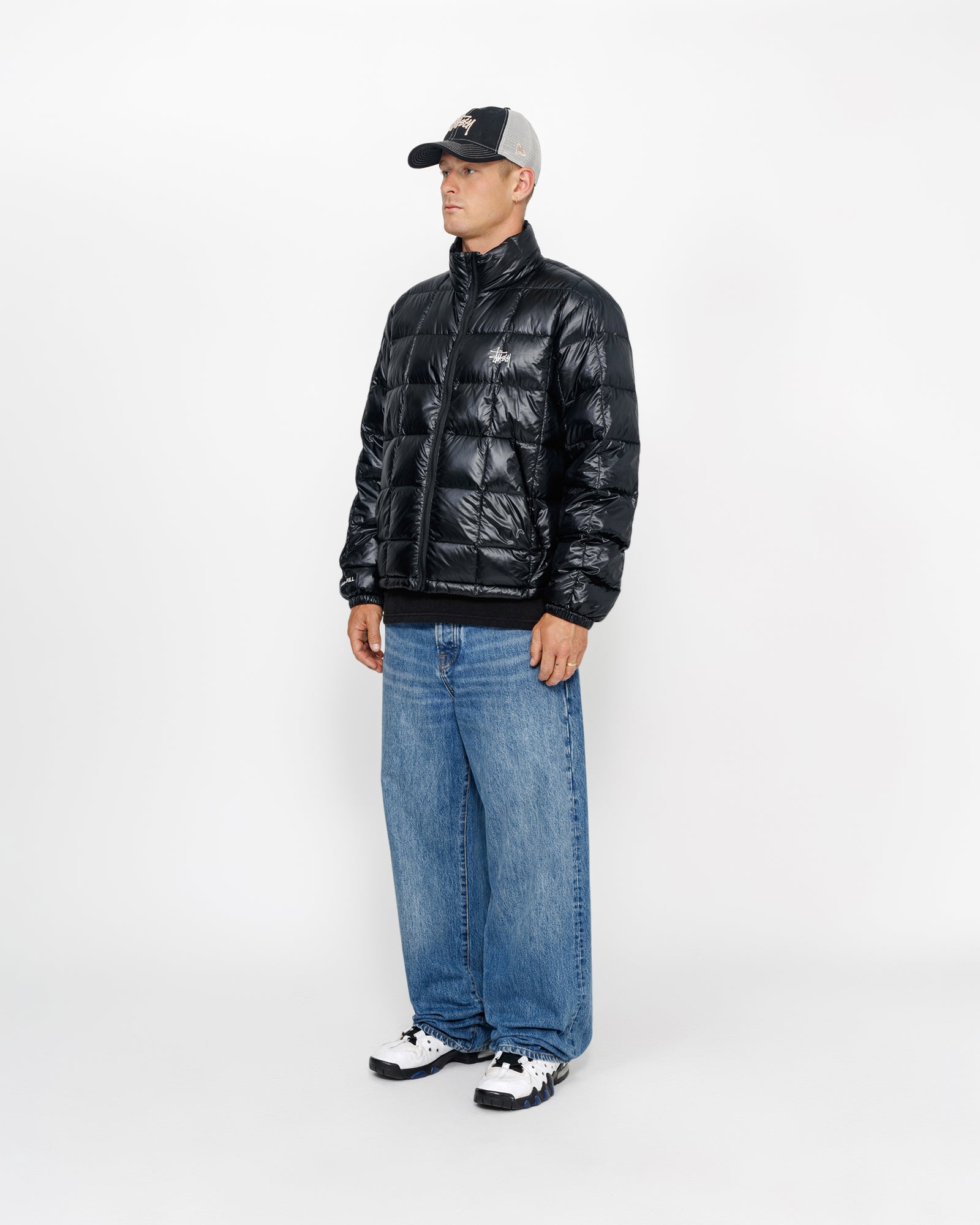 Midweight Puffer in black – Stüssy Japan