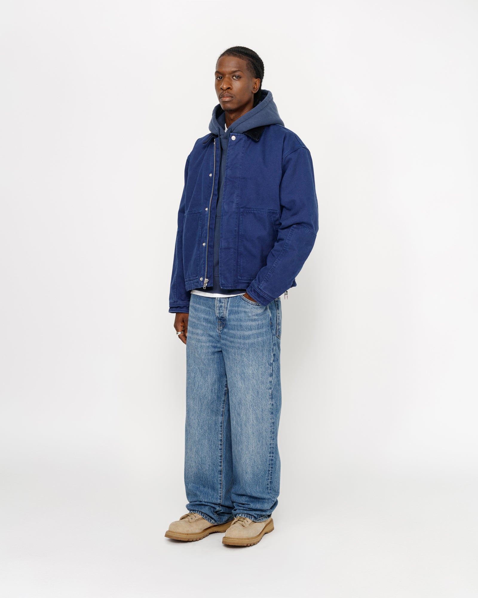 Workgear Jacket in blue – Stüssy Japan