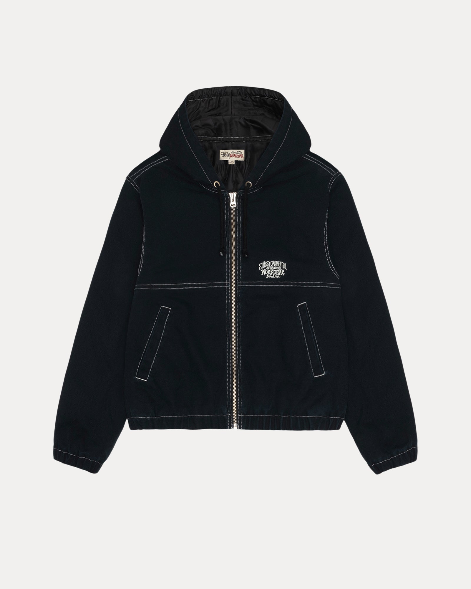 Stussy Quality Workgear 黒 ジャンパー