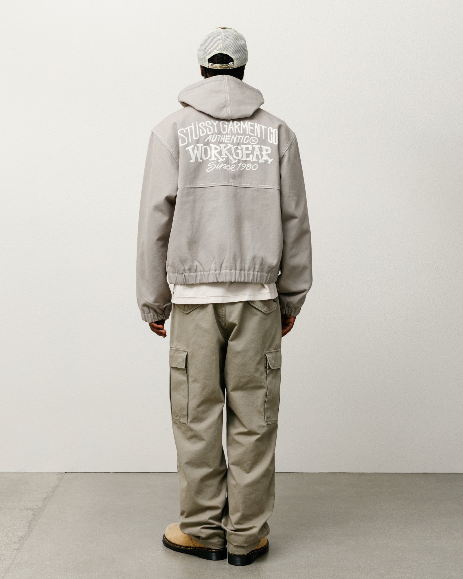 Work Jacket Contrast Stitch – Grey | Outerwear | Stüssy Japan