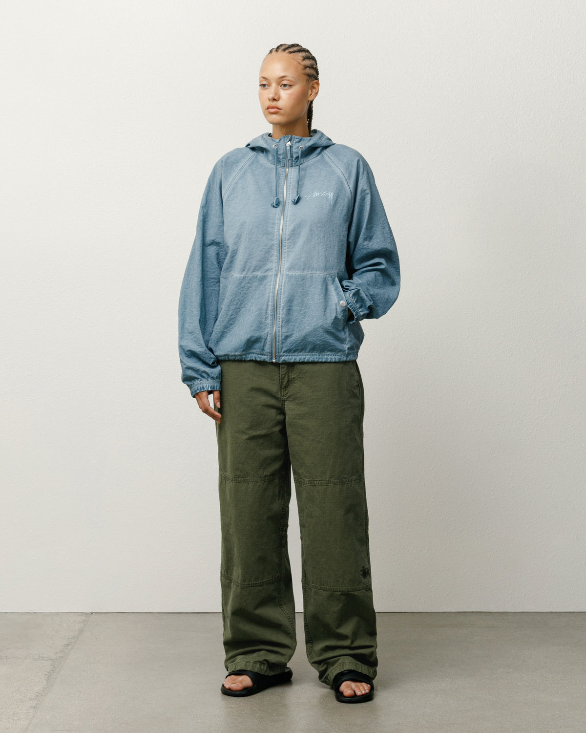 Beach Shell Garment Dyed – Blue | Outerwear | Stüssy Japan