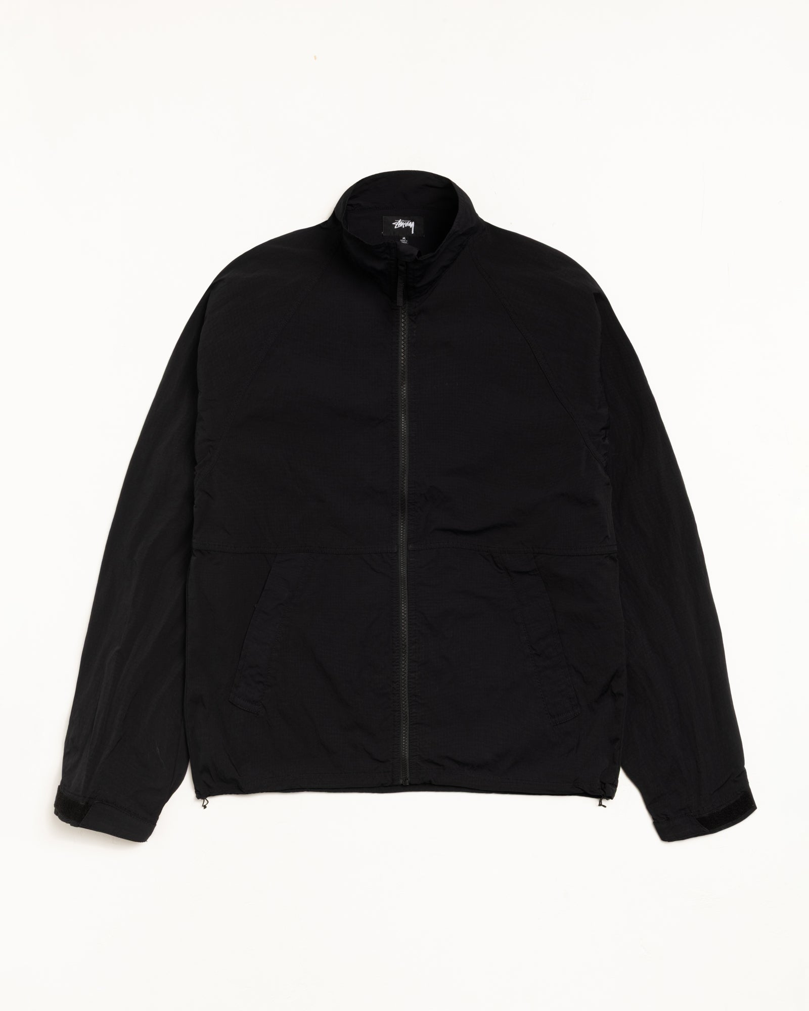 Warm Up Jacket – Black | Outerwear | Stüssy Japan