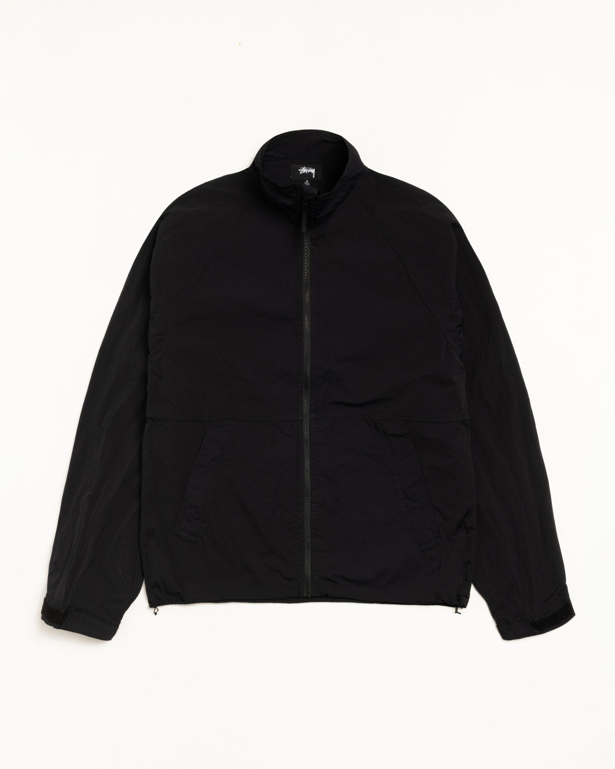 Warm Up Jacket – Black | Outerwear | Stüssy Japan