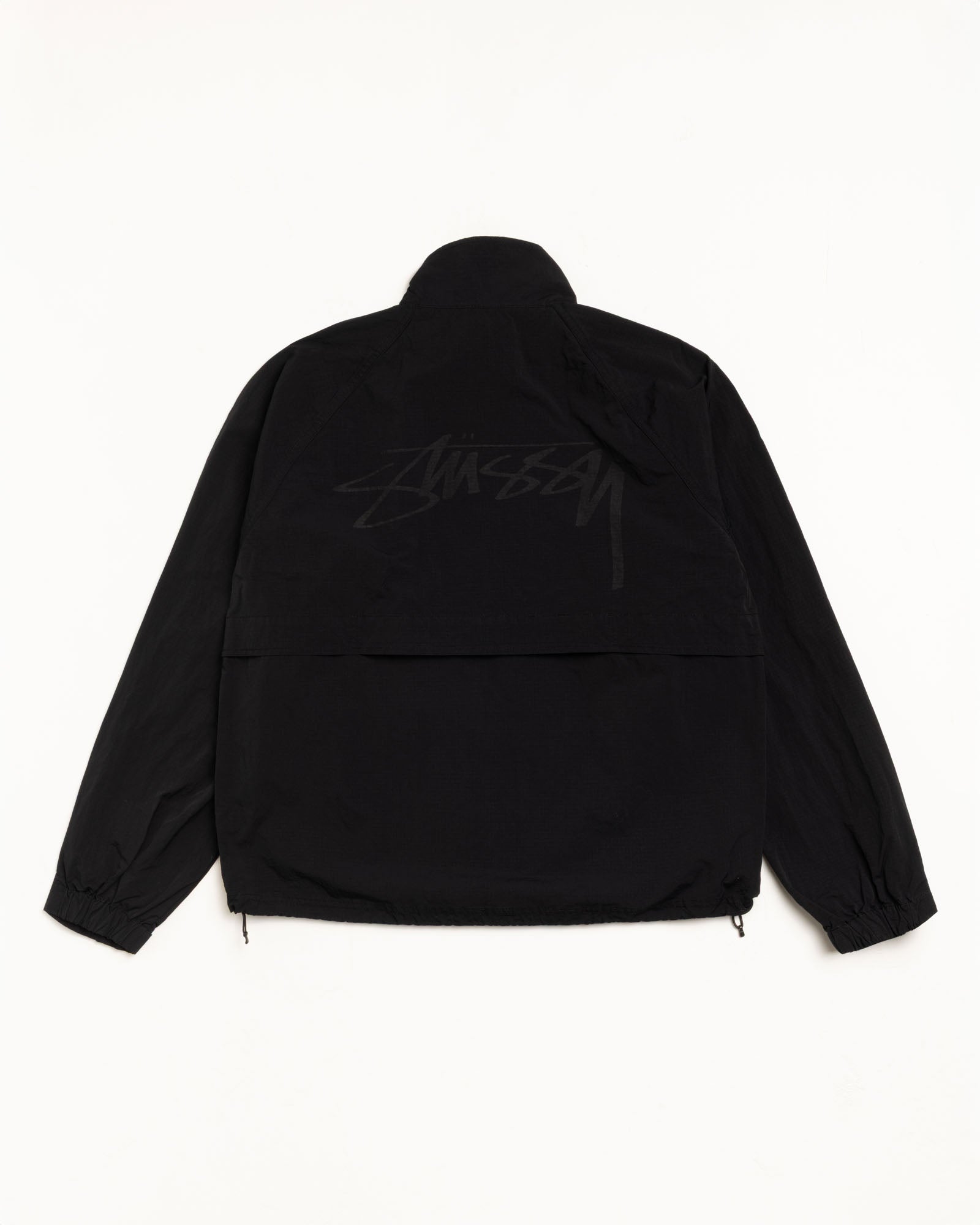 Warm Up Jacket – Black | Outerwear | Stüssy Japan