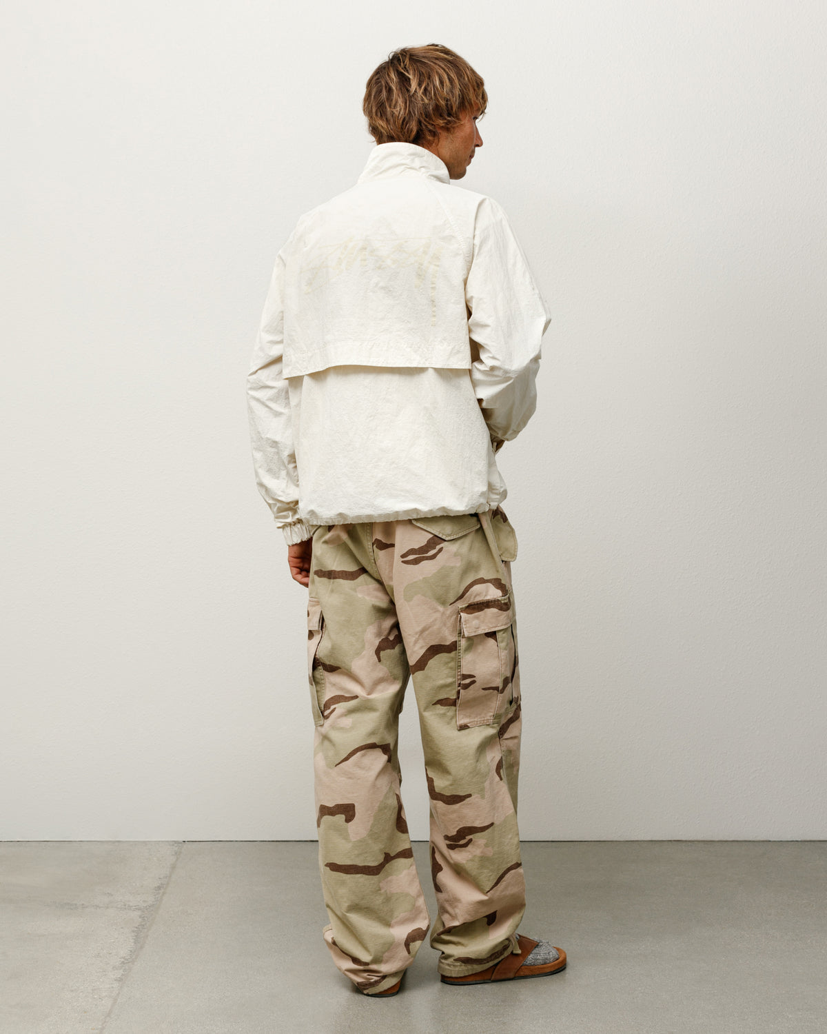 Warm Up Jacket – Bone | Outerwear | Stüssy Japan