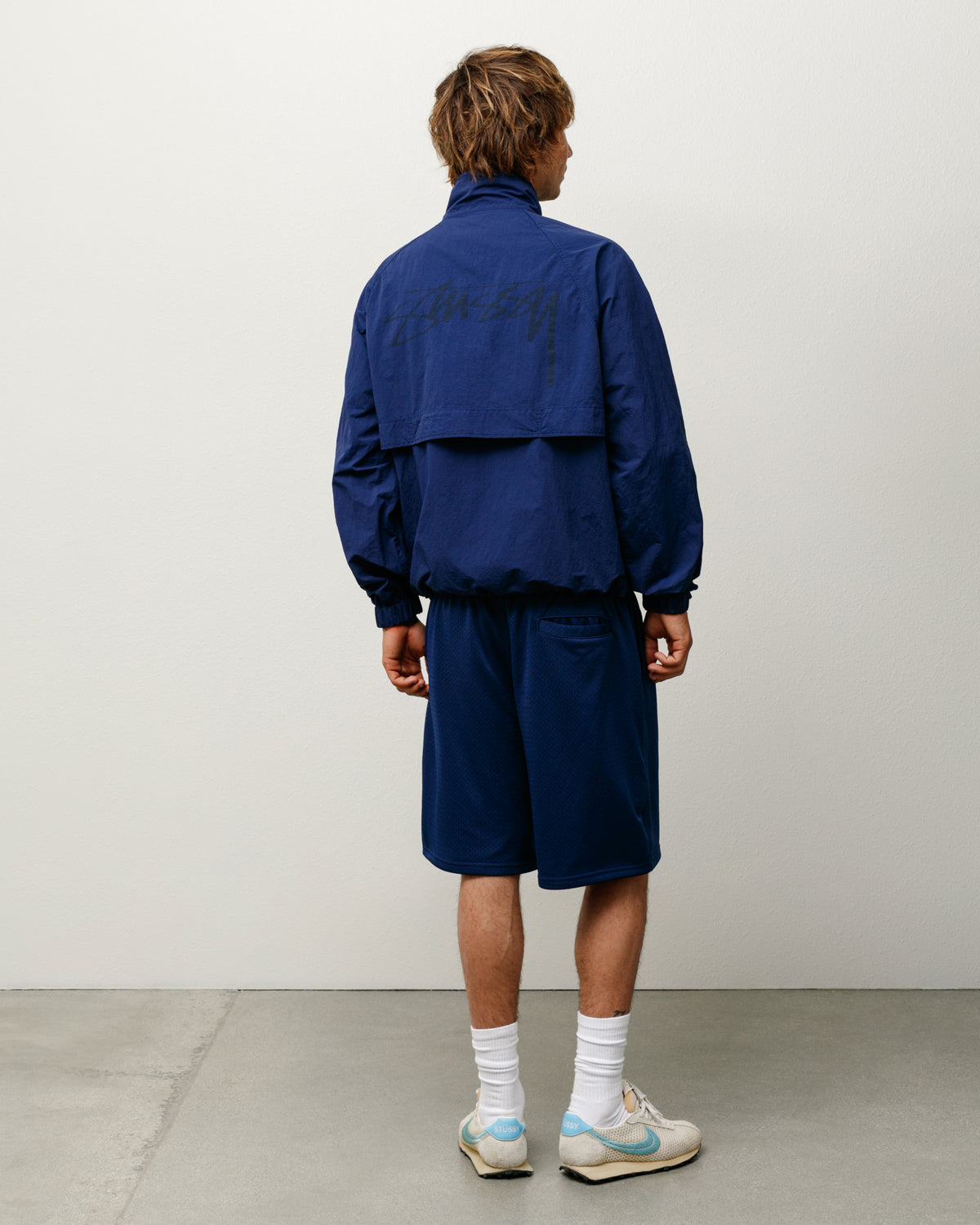 Warm Up Jacket – Navy | Outerwear | Stüssy Japan