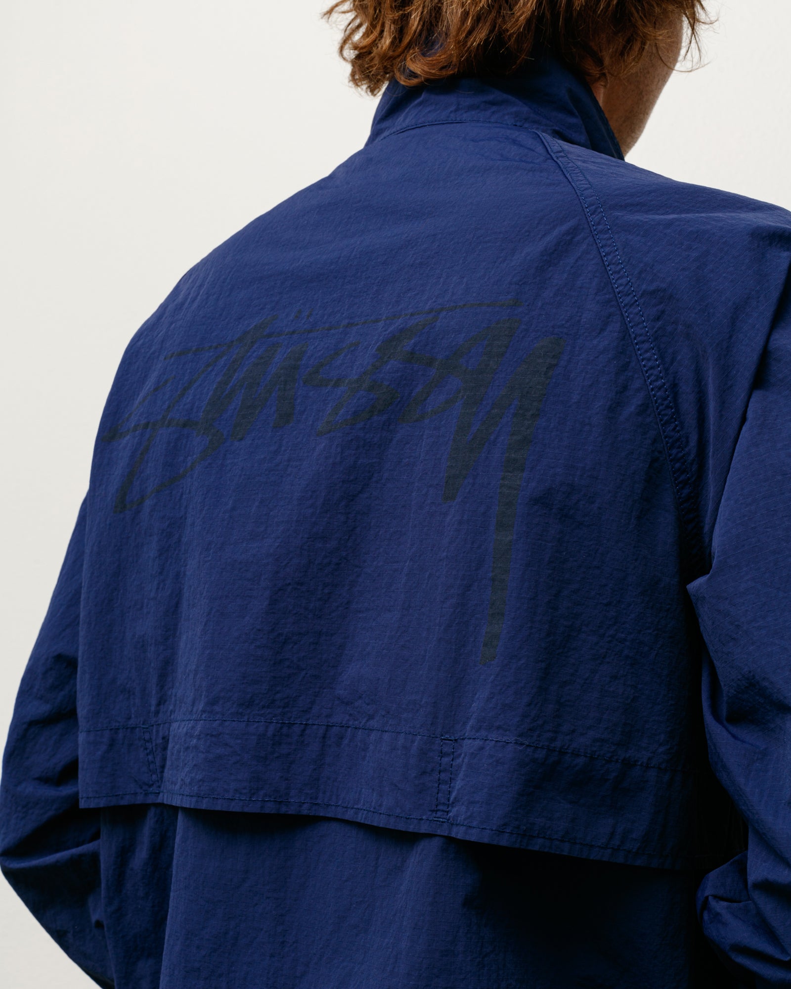 Warm Up Jacket – Navy | Outerwear | Stüssy Japan