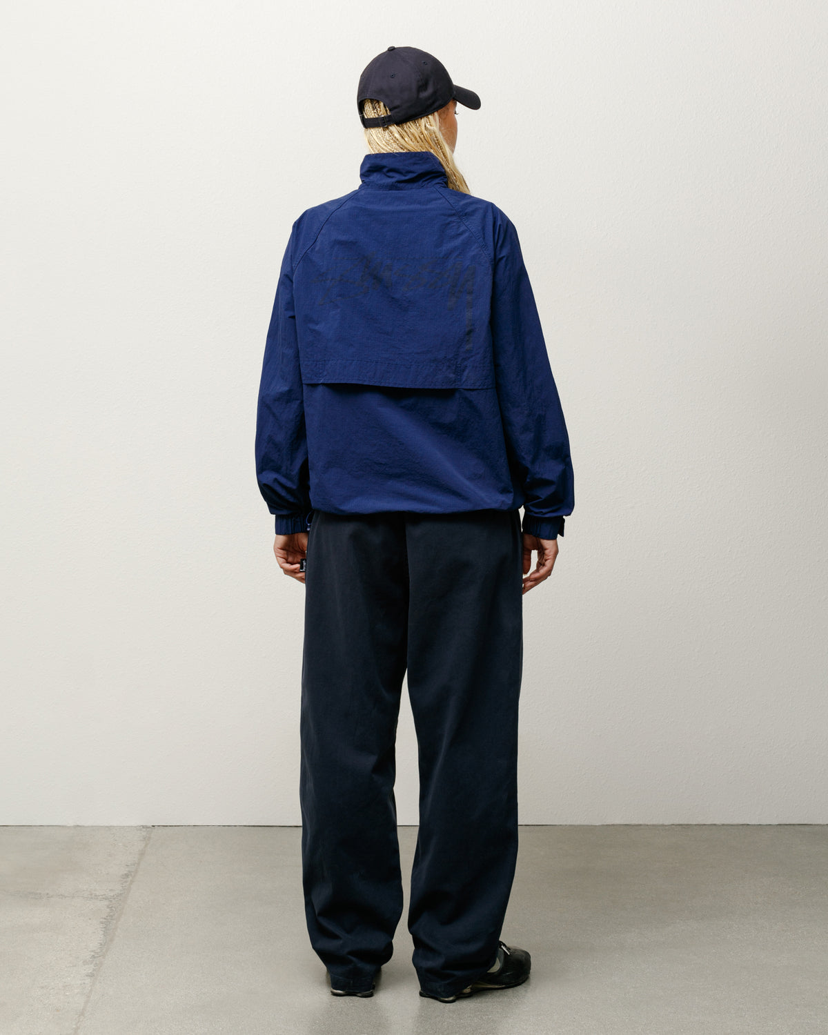 Warm Up Jacket – Navy | Outerwear | Stüssy Japan