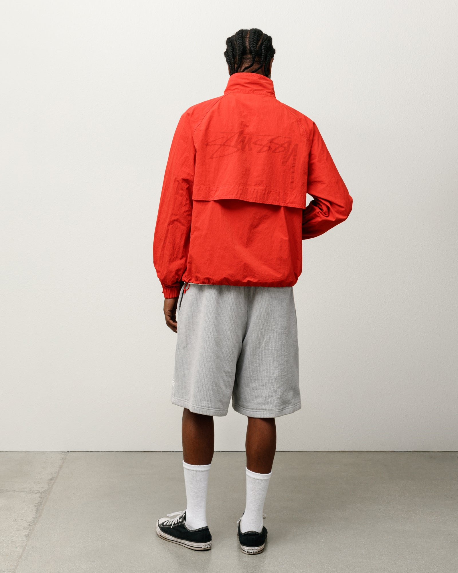 Warm Up Jacket – Red | Outerwear | Stüssy Japan