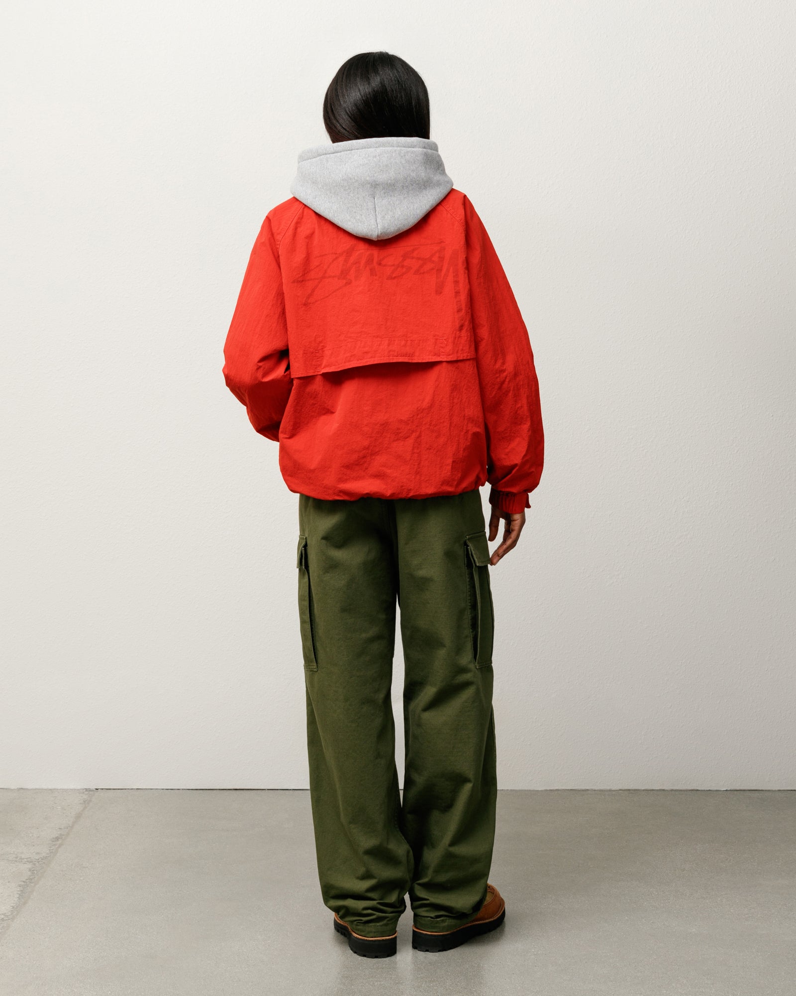 Warm Up Jacket – Red | Outerwear | Stüssy Japan