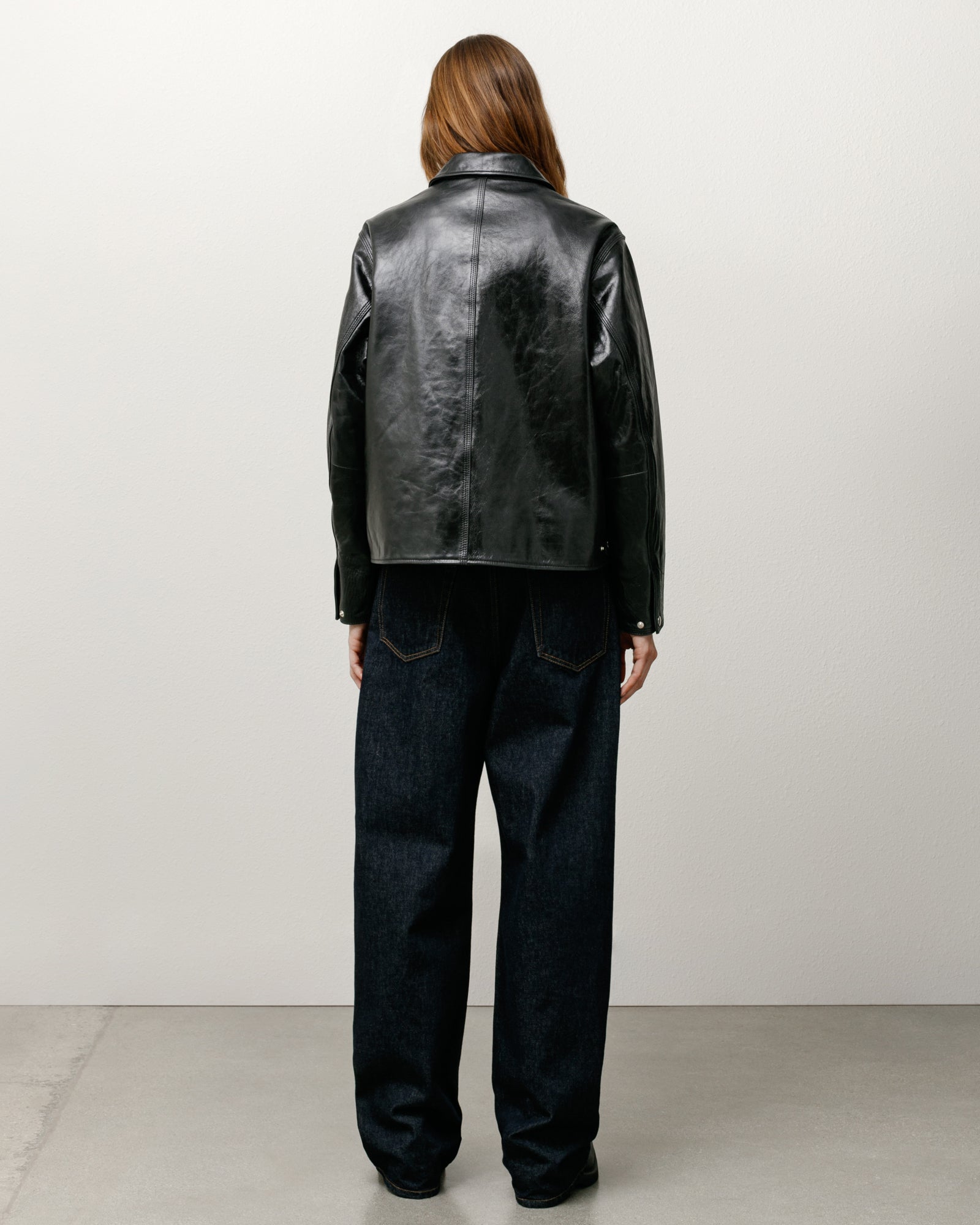 Garage Jacket Leather – Black | Outerwear | Stüssy Japan