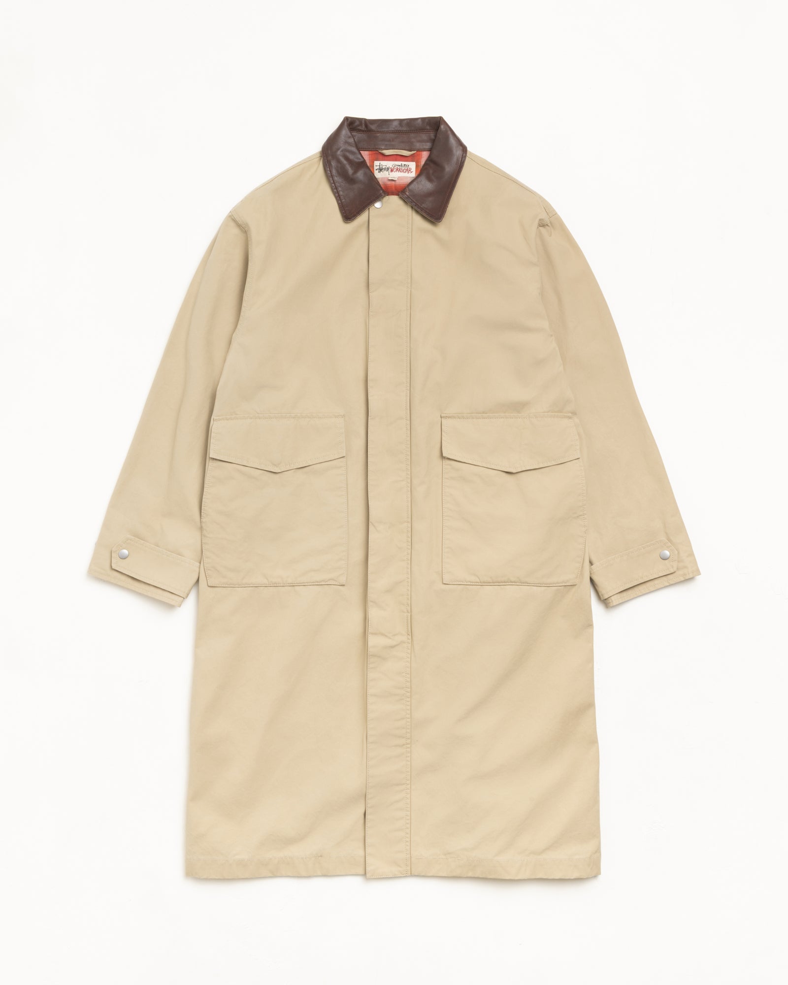 Duster Coat – Khaki | Outerwear | Stüssy Japan