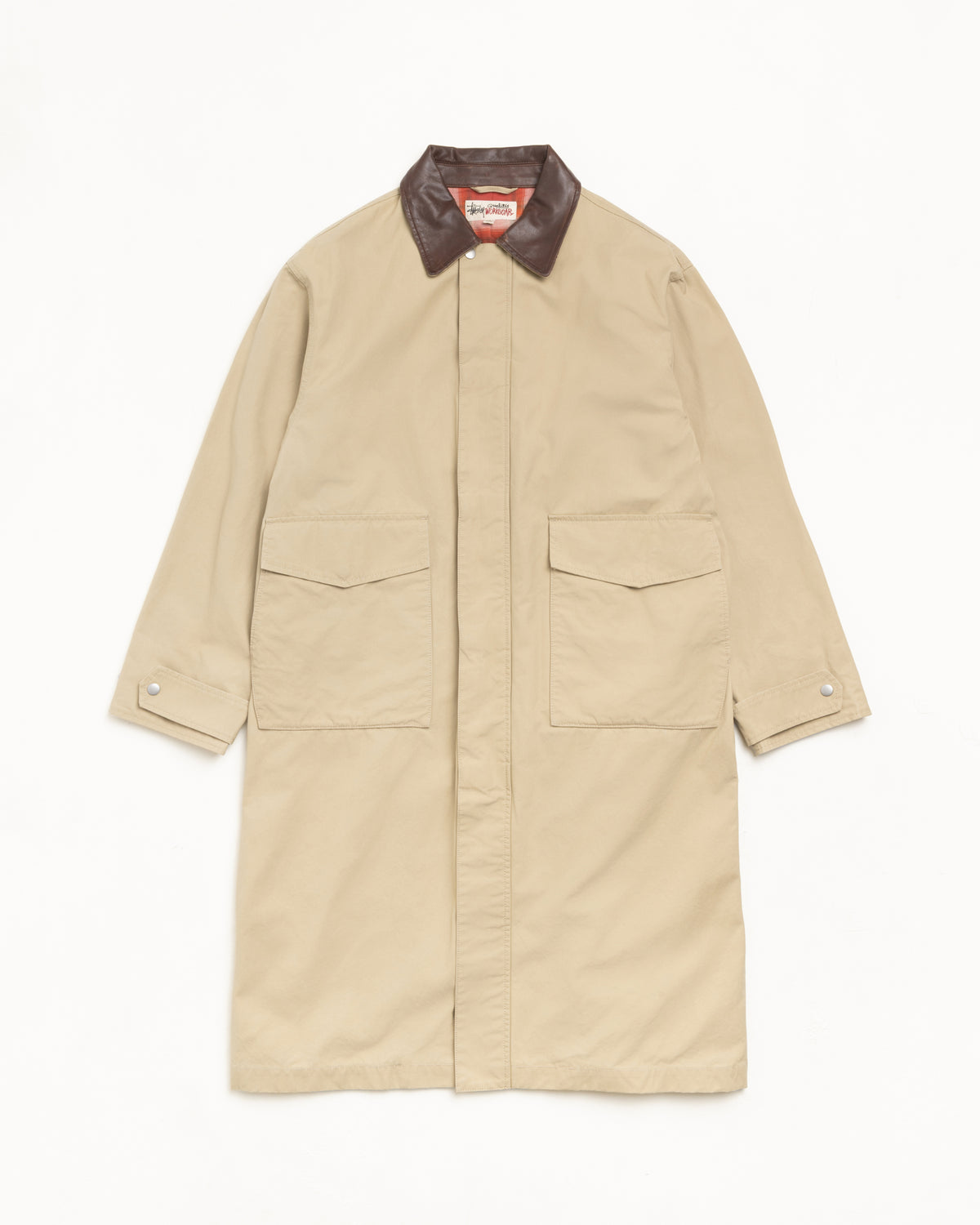 Duster Coat - Khaki | Outerwear | Stüssy Japan