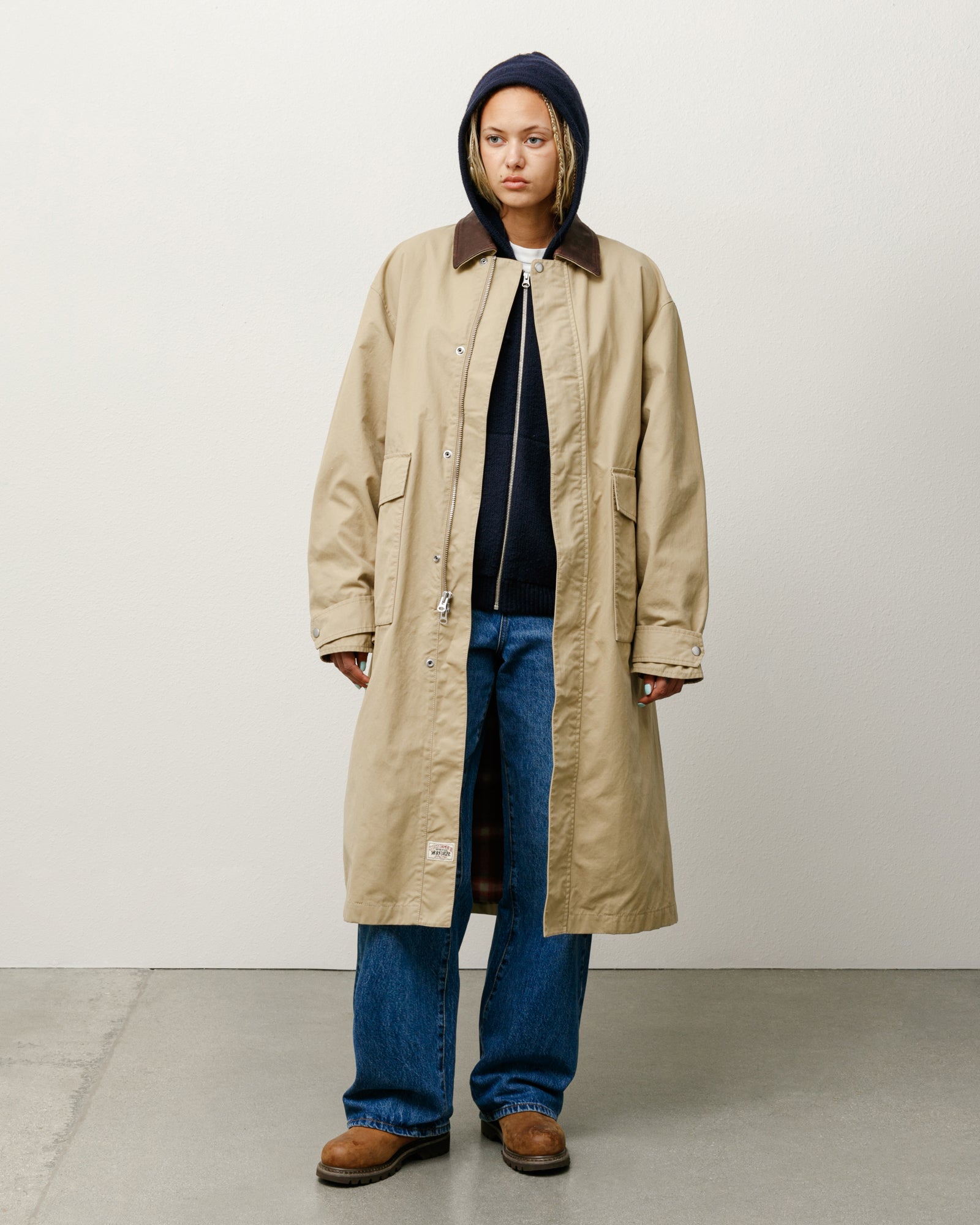 Duster Coat – Khaki | Outerwear | Stüssy Japan