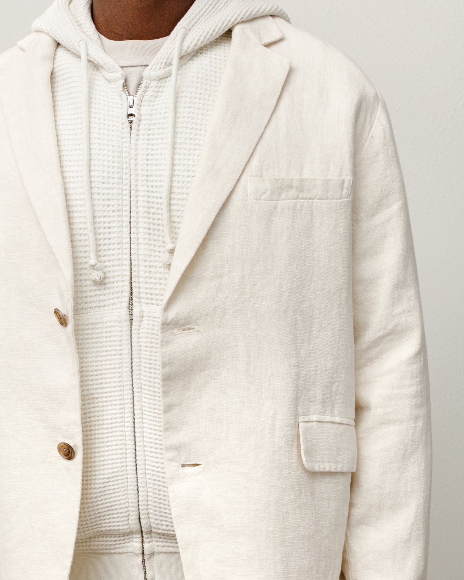 BLAZER TEXTURED LINEN