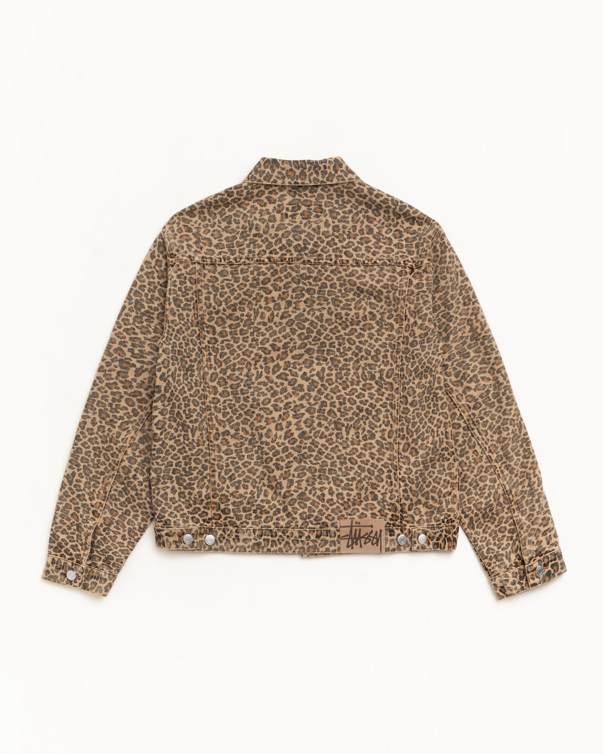 Trucker Jacket Denim – Leopard | Outerwear | Stüssy Japan