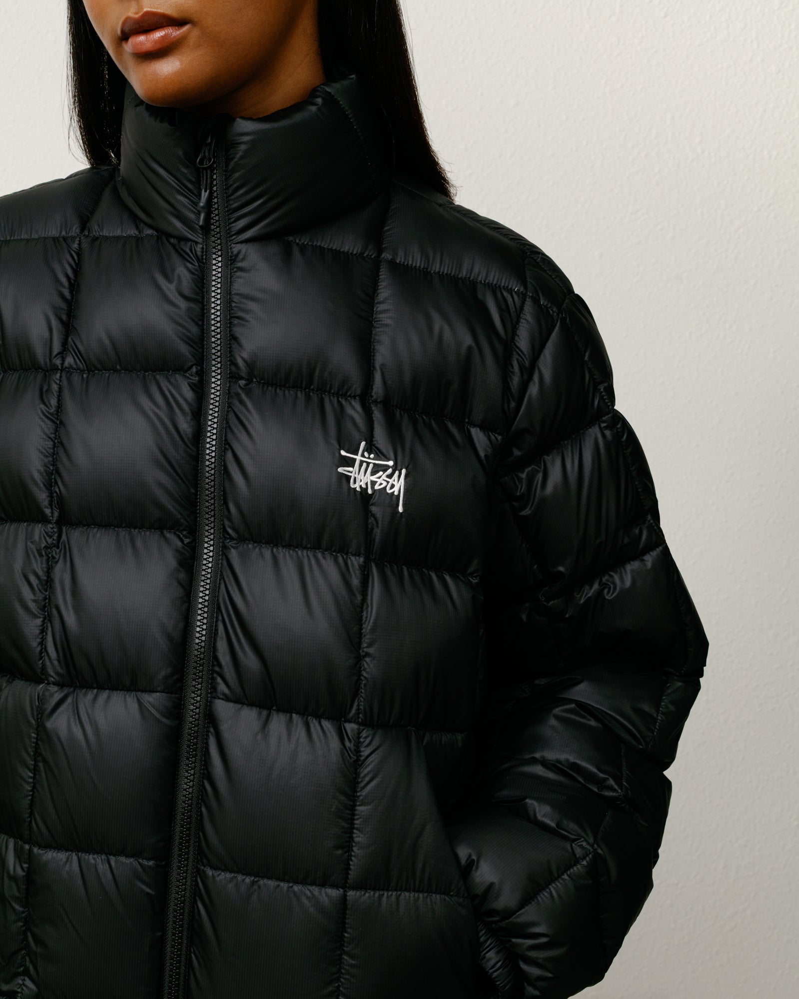 ジャケット・アウター Stussy 24F/W midweight puffer black M Midweight Puffer – Black | Outerwear | Stüssy Europe