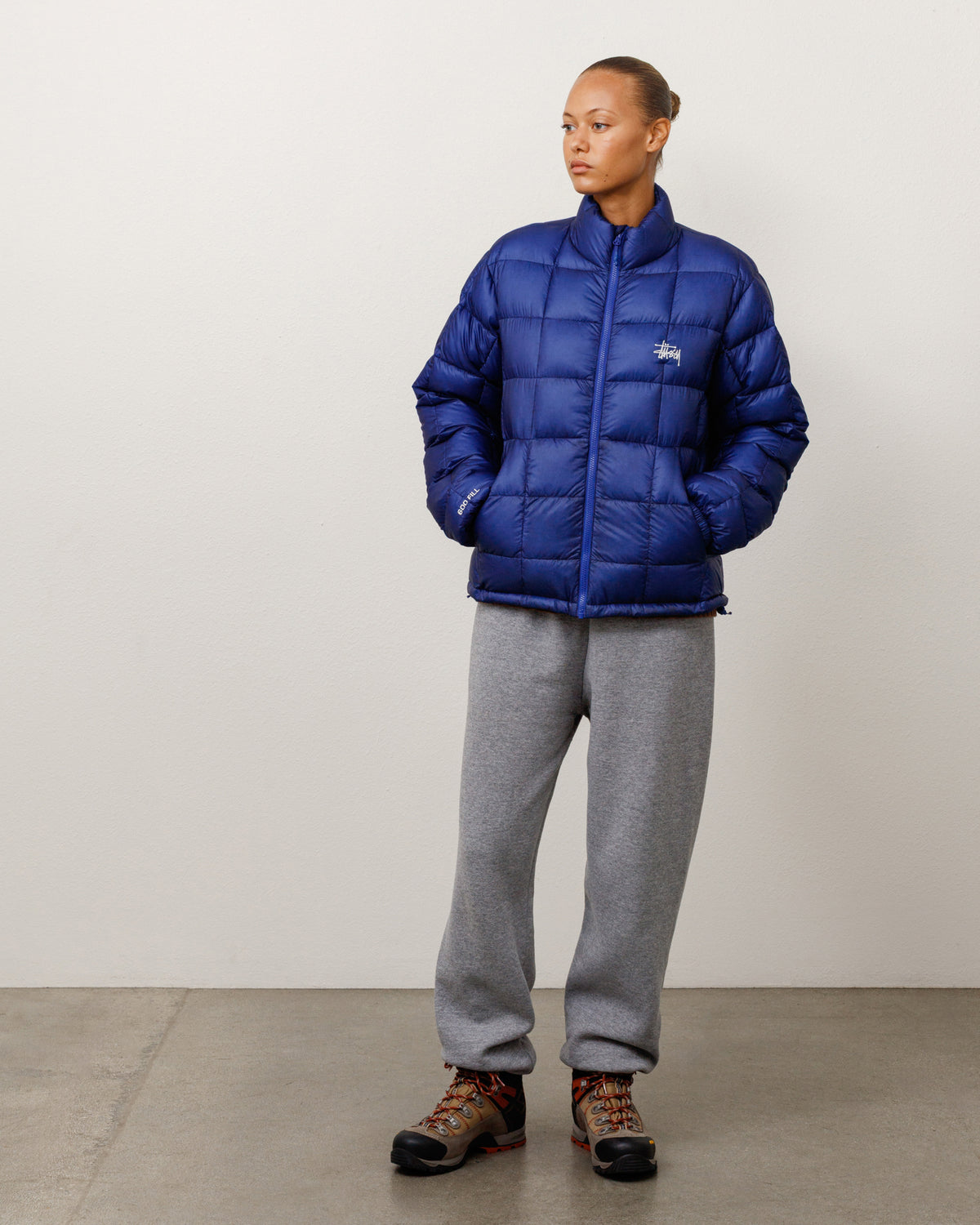 Midweight Puffer Unisex Long Sleeve In Blue
