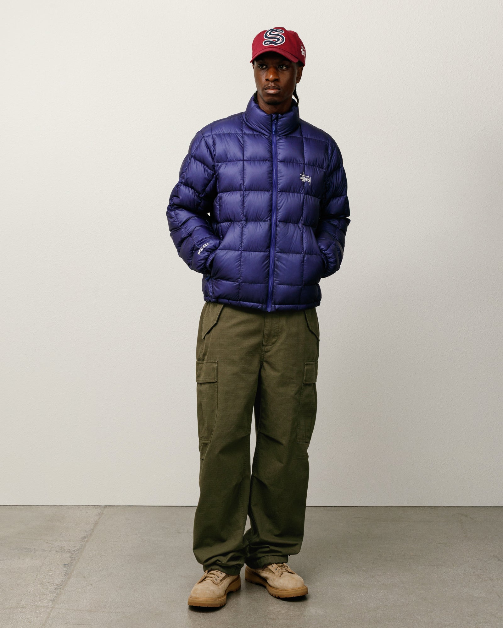 Midweight Puffer – Iris | Outerwear | Stüssy Japan