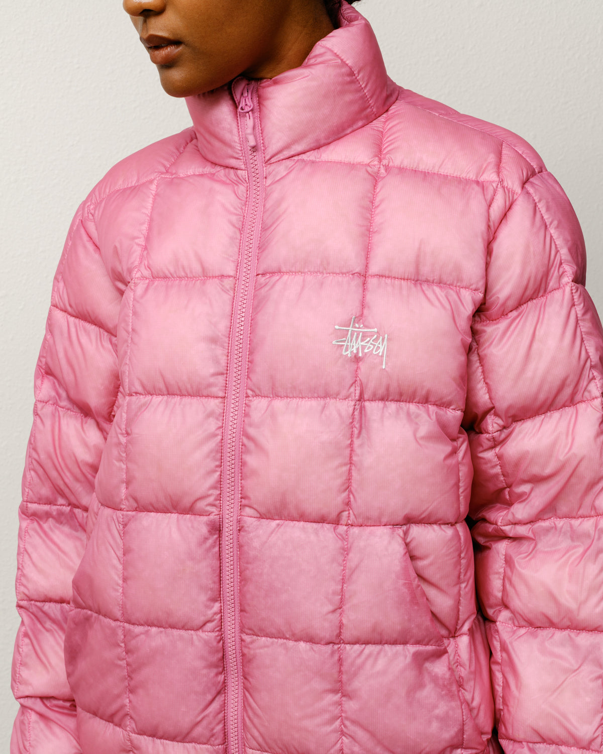 Midweight Puffer Unisex Long Sleeve In Pink