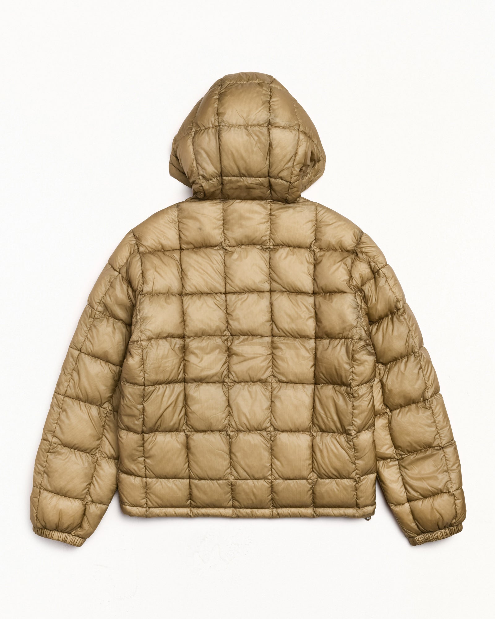 Midweight Hooded Puffer Mens Long Sleeve In Khaki