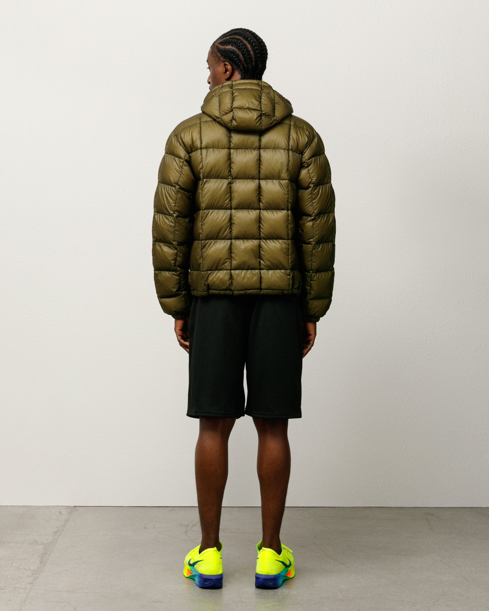 Midweight Hooded Puffer – Olive | Outerwear | Stüssy Japan