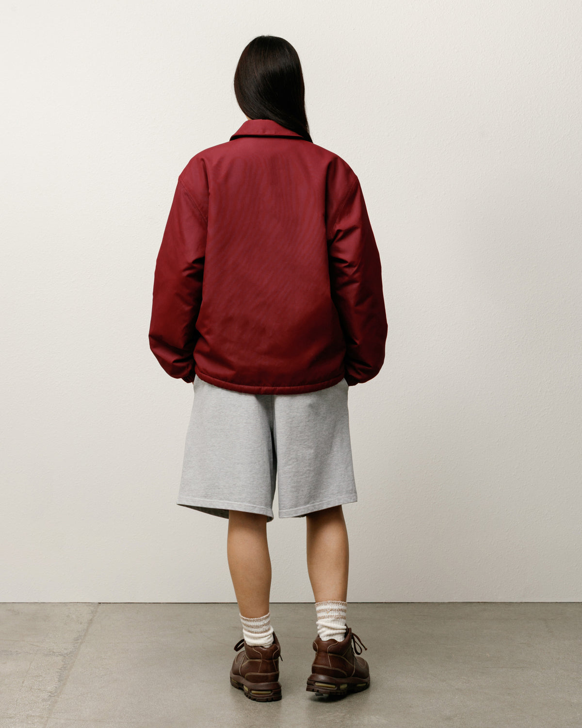 Coaches Jacket – Burgundy | Outerwear | Stüssy Japan