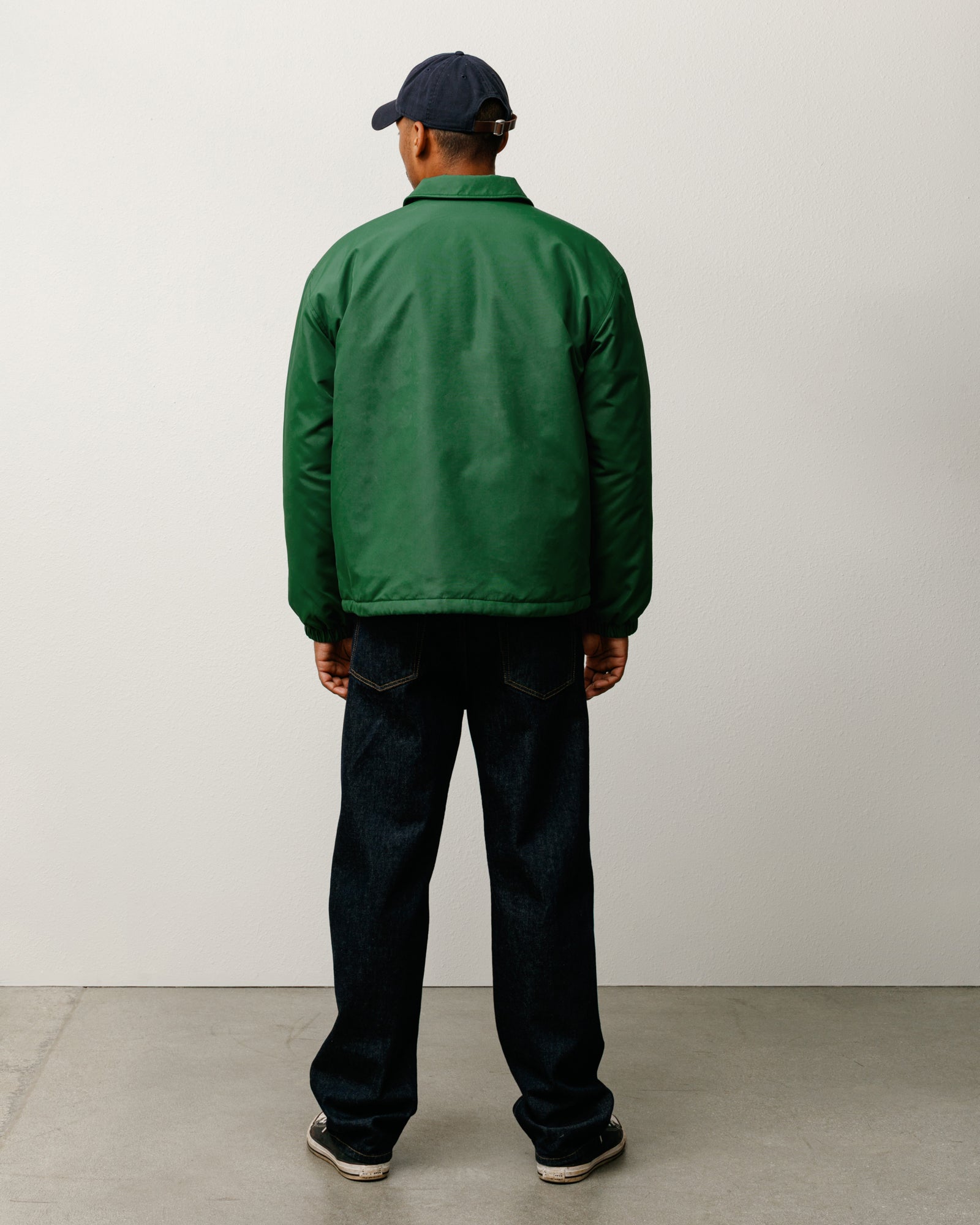 Coaches Jacket – Green | Outerwear | Stüssy Japan