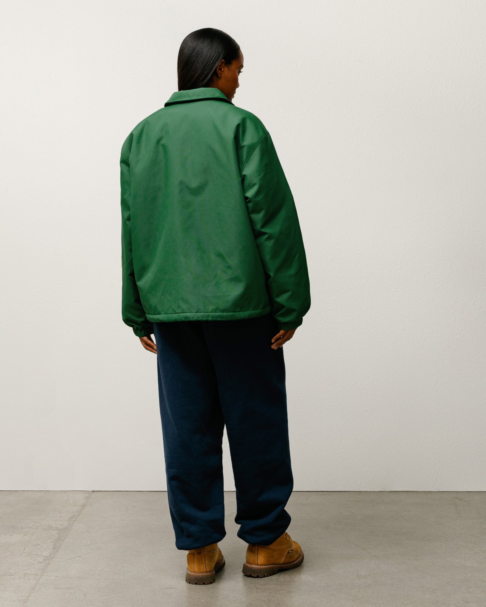 Coaches Jacket – Green | Outerwear | Stüssy Japan