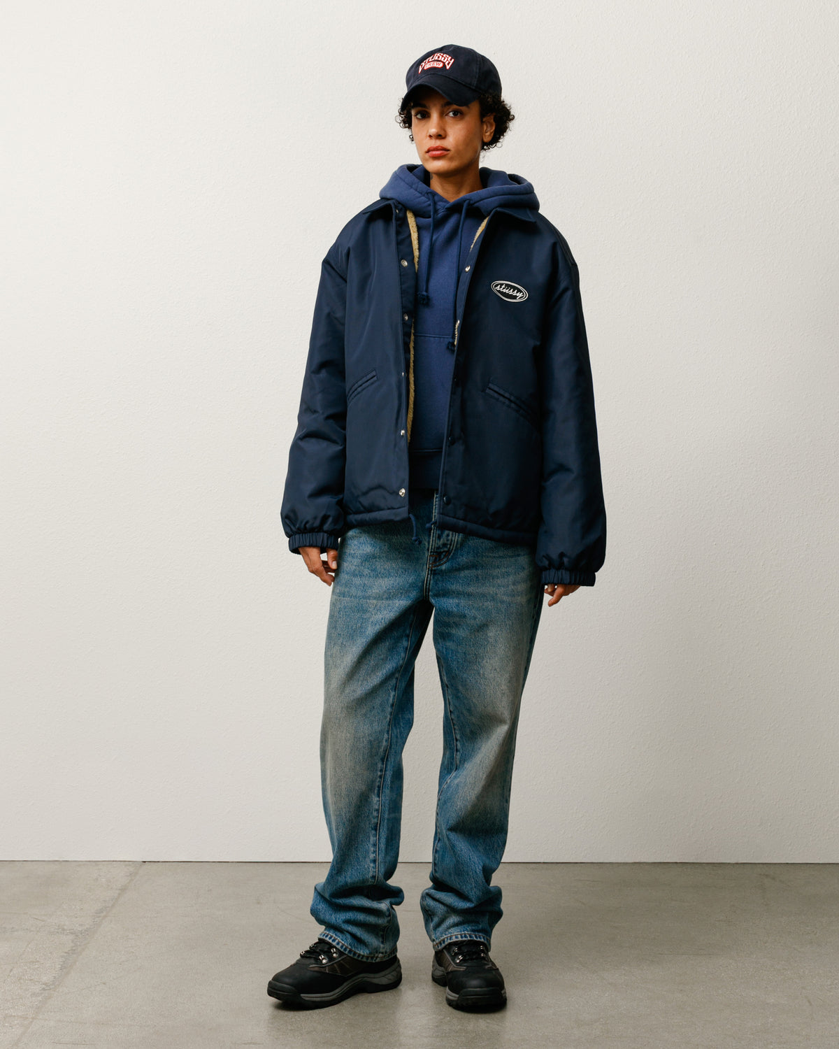 Coaches Jacket – Navy | Outerwear | Stüssy Japan