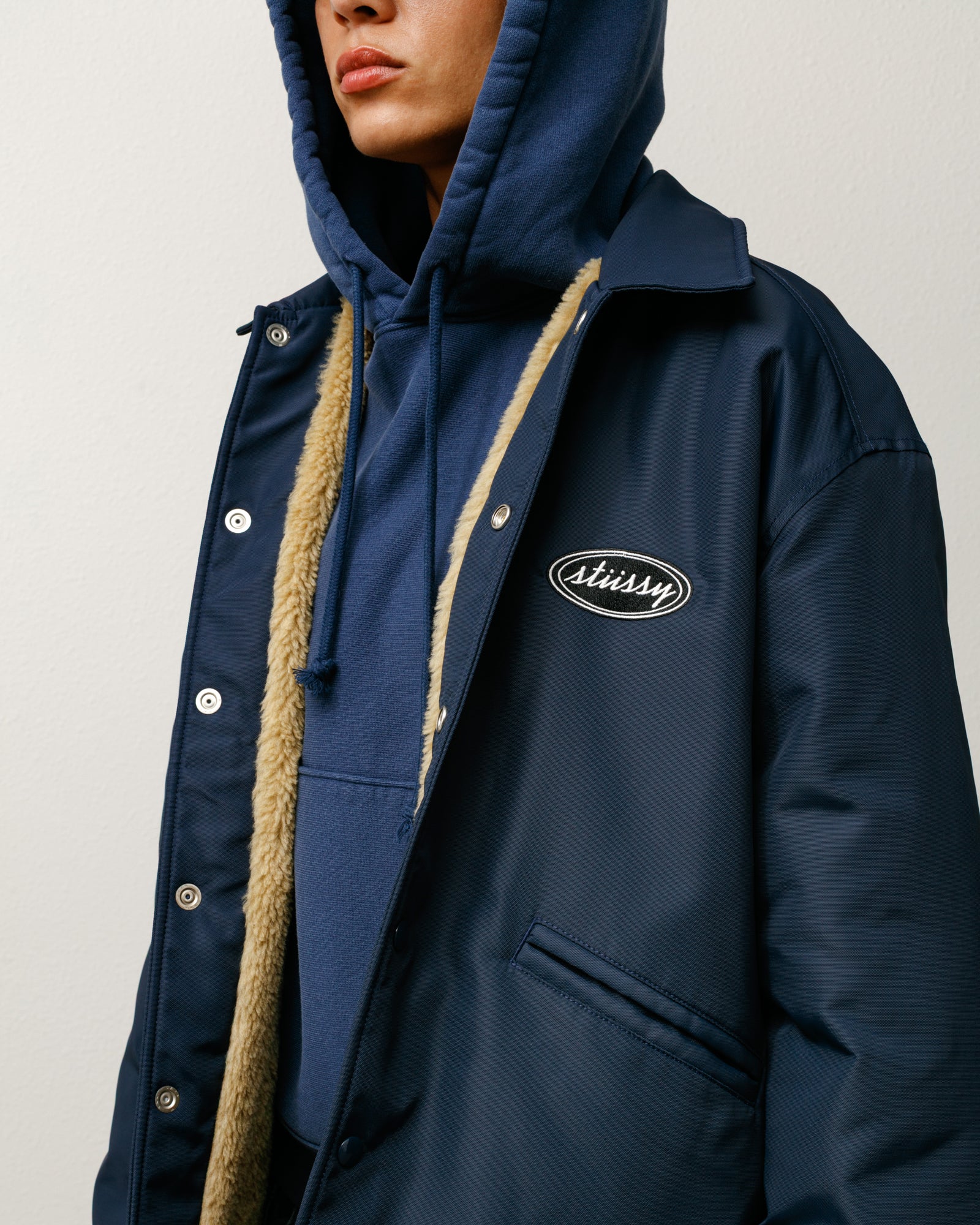 Coaches Jacket – Navy | Outerwear | Stüssy Japan