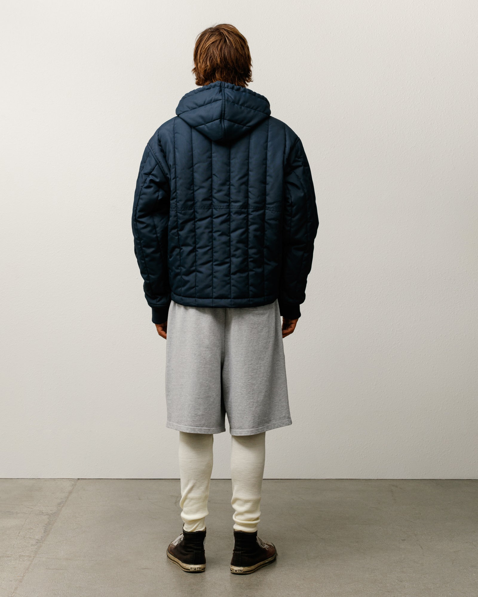 Quilted Nylon Work Jacket – Navy | Outerwear | Stüssy Japan