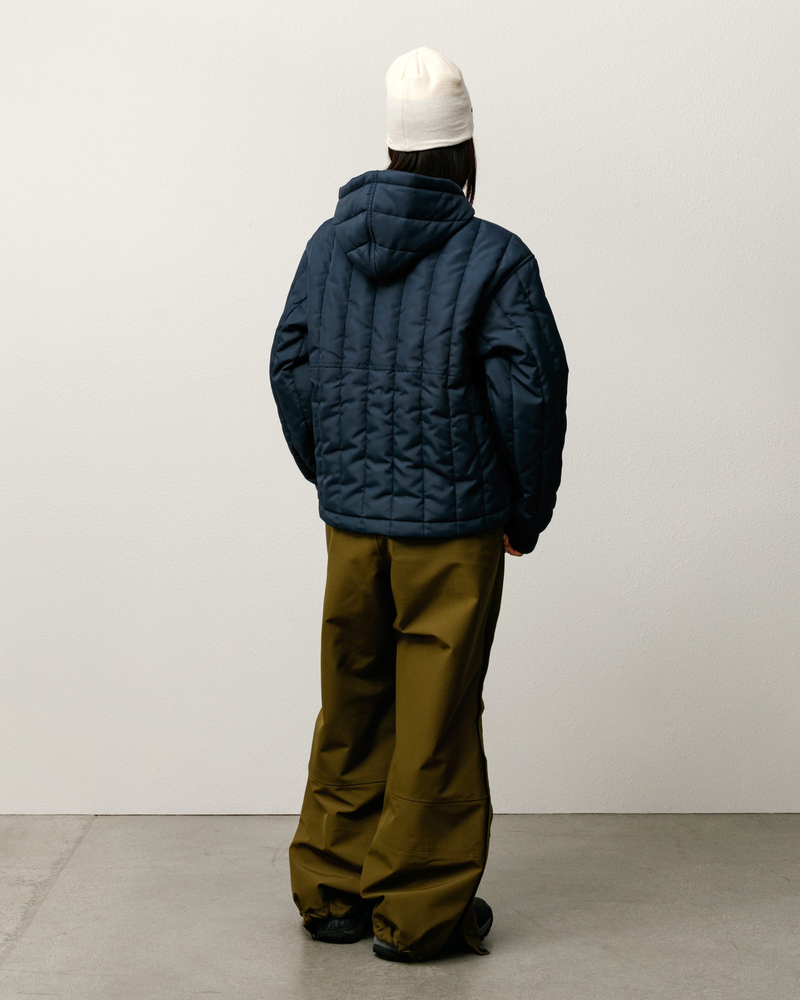 Quilted Nylon Work Jacket – Navy | Outerwear | Stüssy Japan