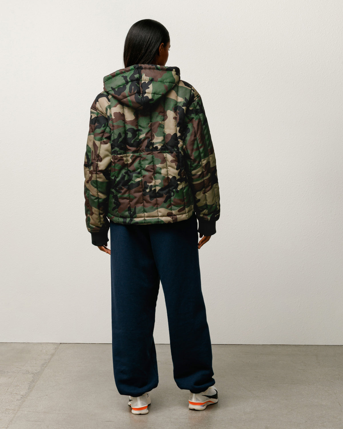 Quilted Nylon Work Jacket – Woodland Camo | Outerwear | Stüssy Japan