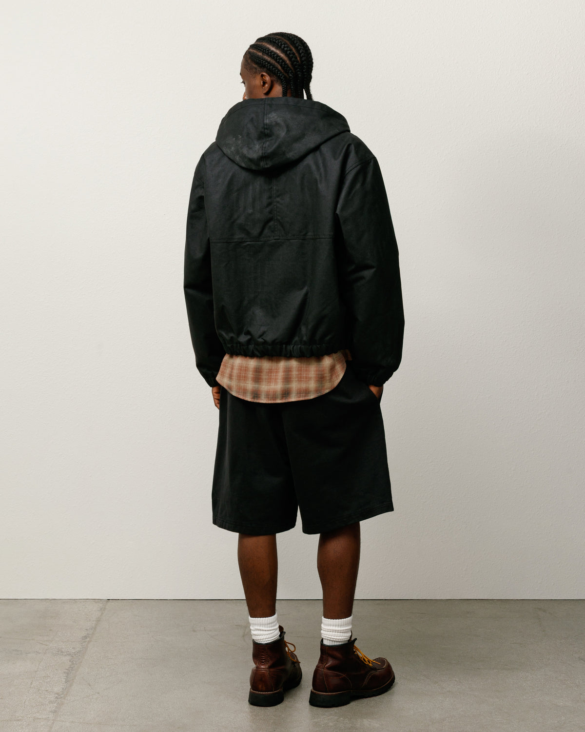 Waxed Cotton Work Jacket – Black | Outerwear | Stüssy Japan