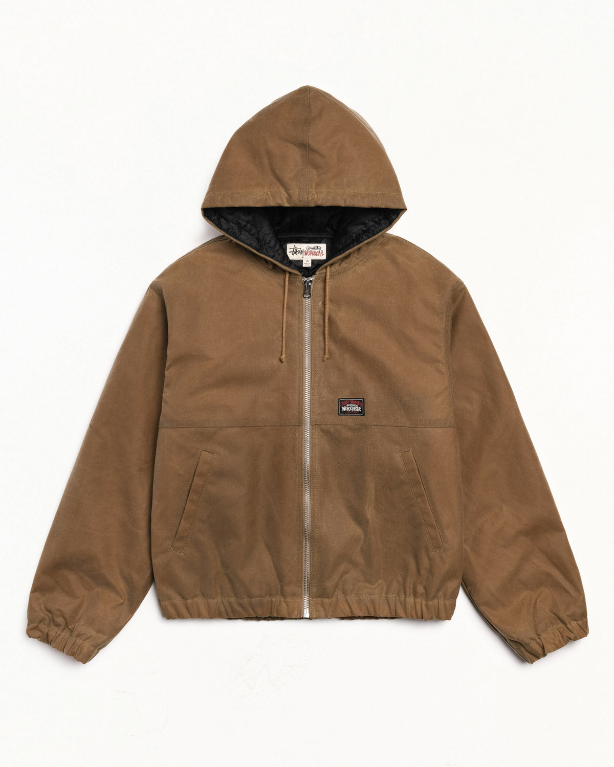 Waxed Cotton Work Jacket – Khaki | Outerwear | Stüssy Japan