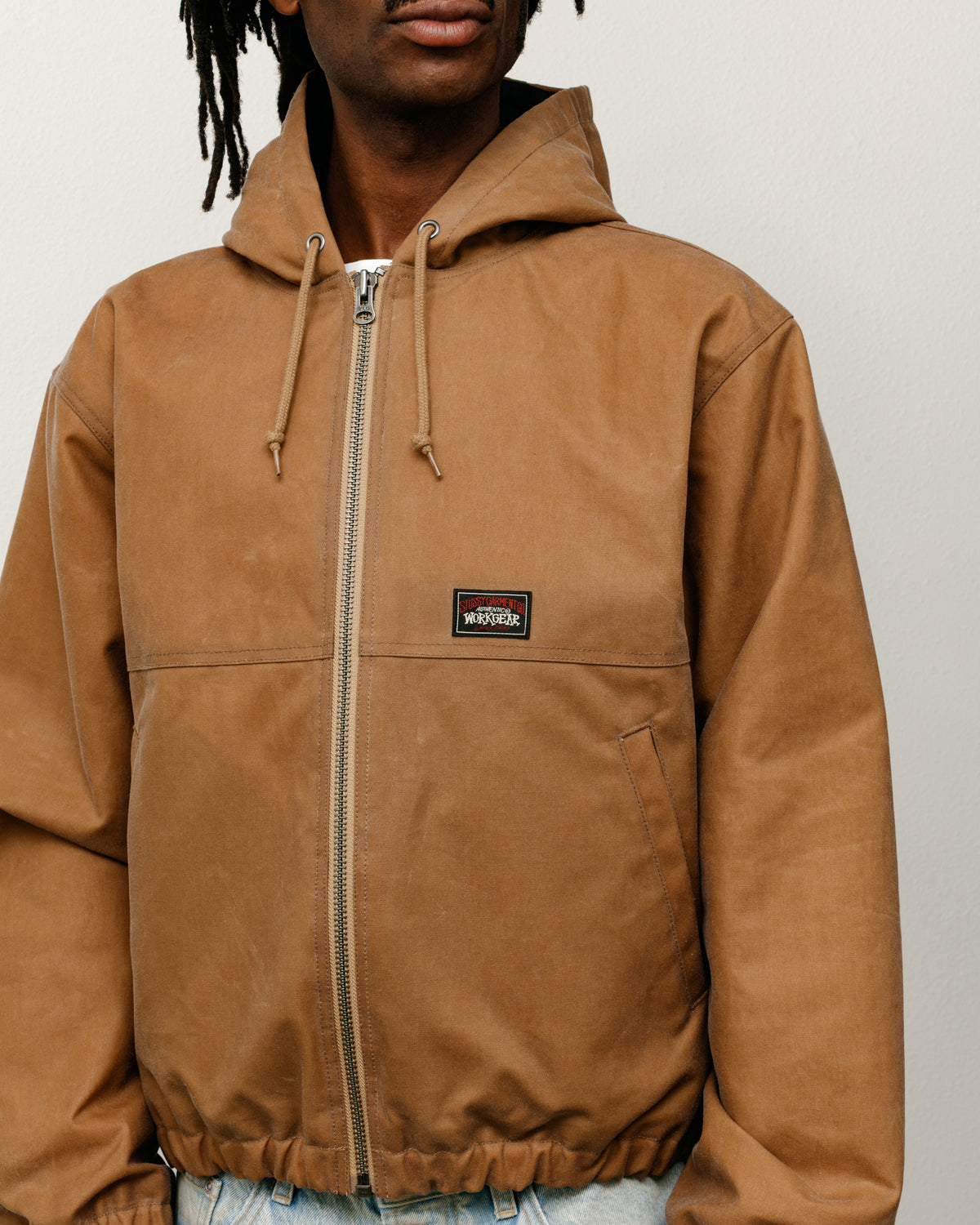 Waxed Cotton Work Jacket – Khaki | Outerwear | Stüssy Japan