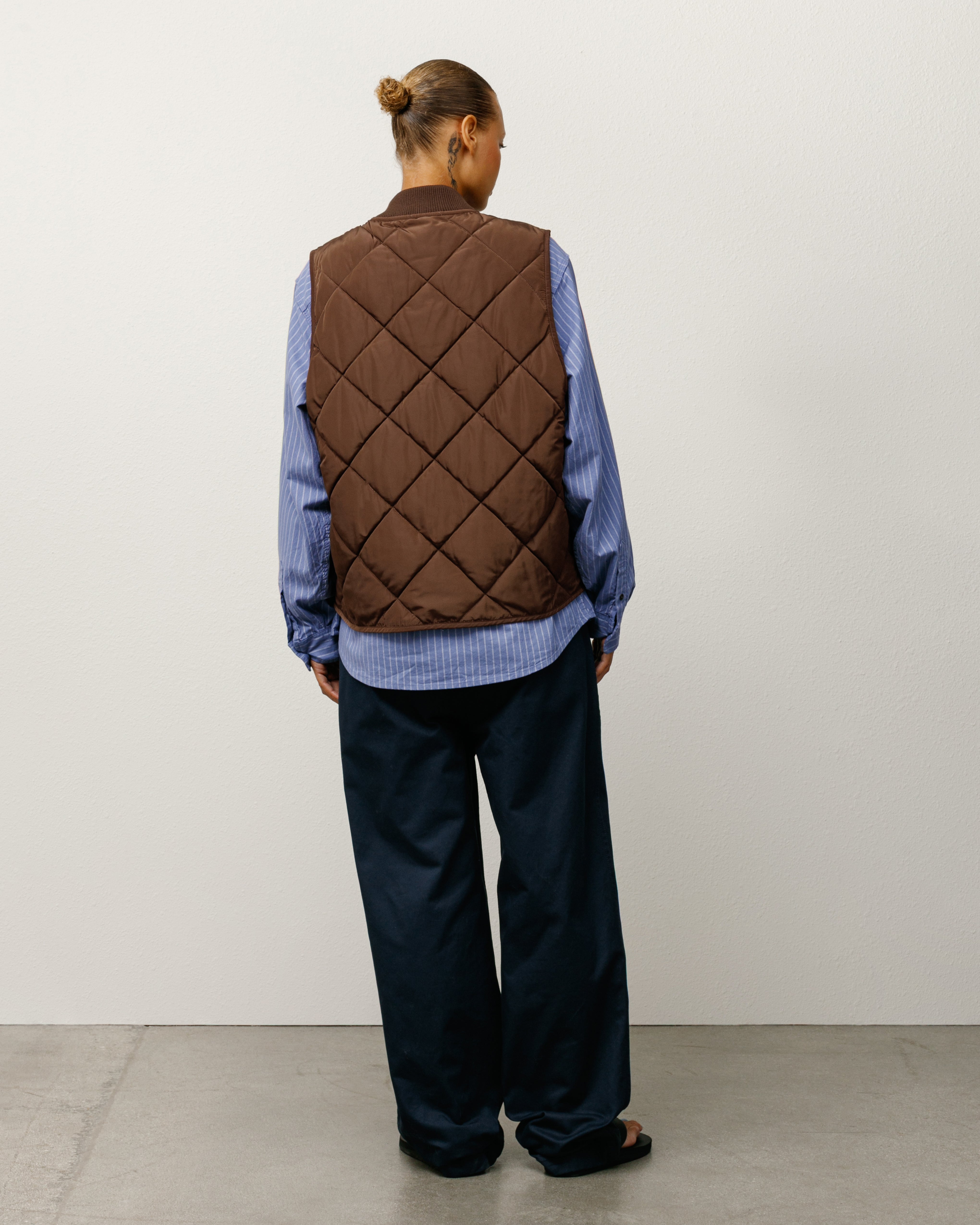 【美品】STUSSY PRIMALOFT QUILTED VEST Mサイズ Thermal Lined Quilted Vest – Brown | Outerwear | Stüssy Japan