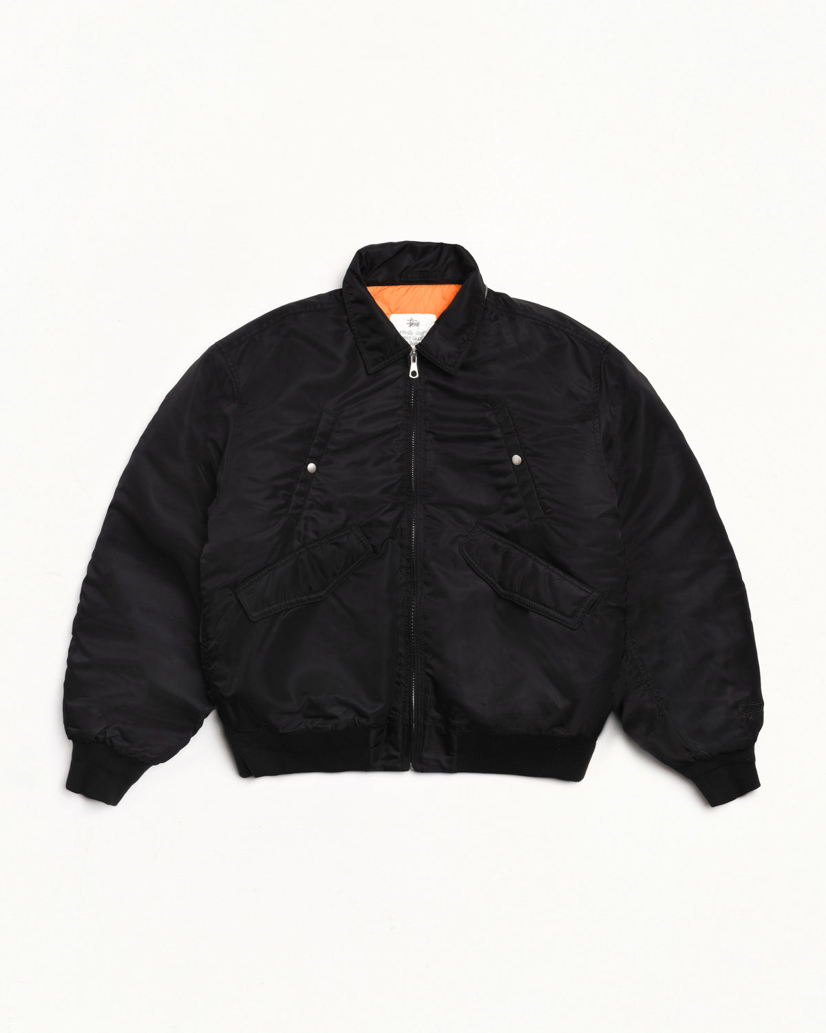 Flight Bomber – Black | Outerwear | Stüssy Japan