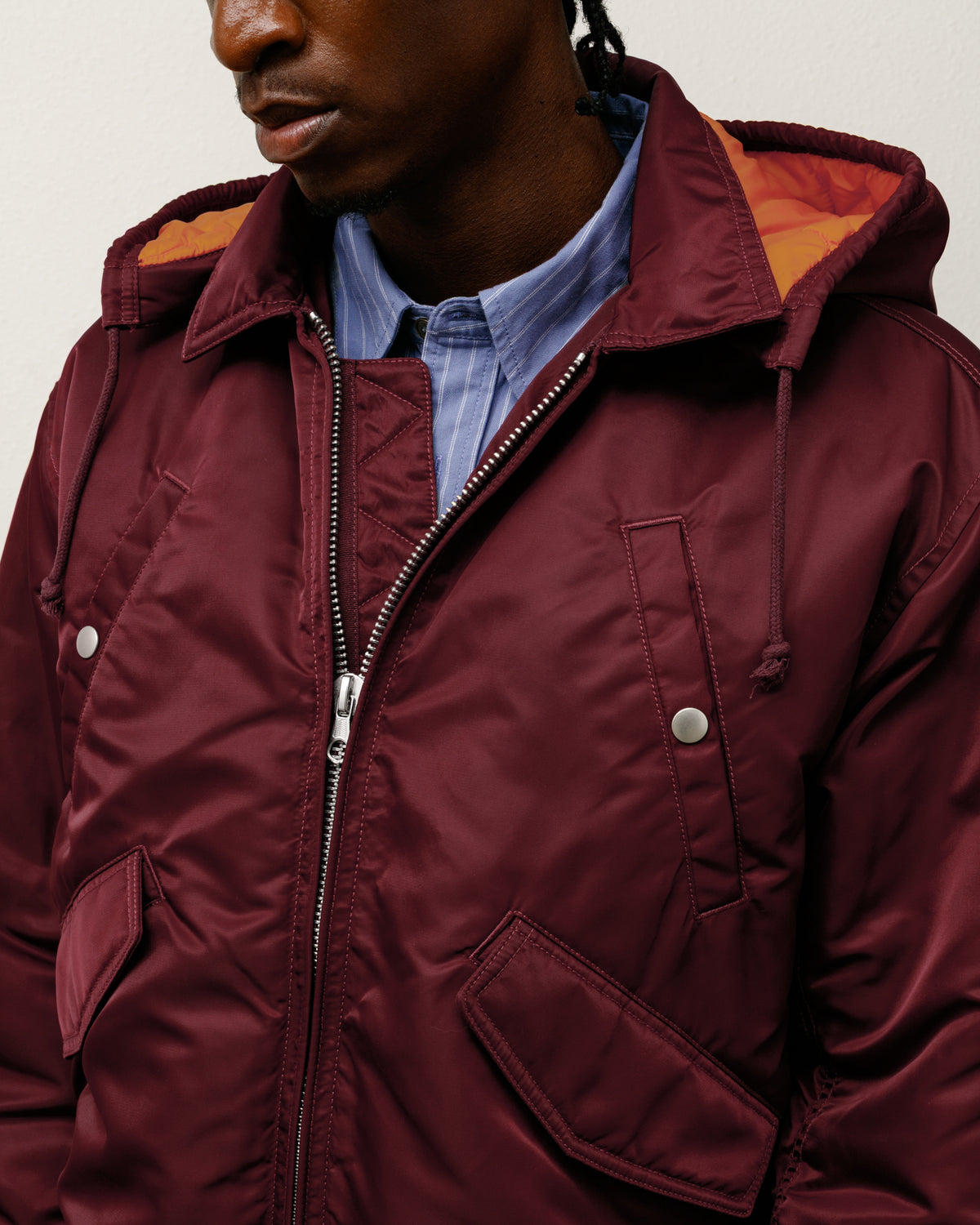 Flight Bomber – Burgundy | Outerwear | Stüssy Japan
