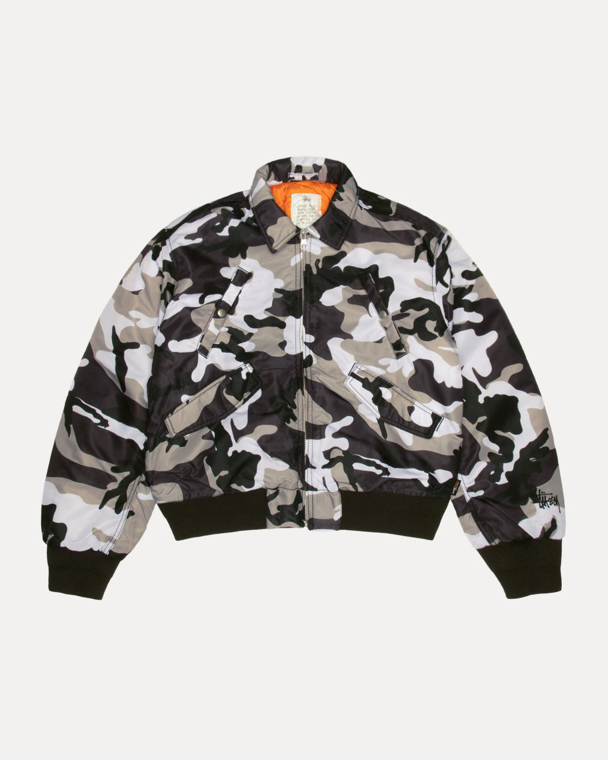Flight Bomber – Snow Camo | Outerwear | Stüssy Japan