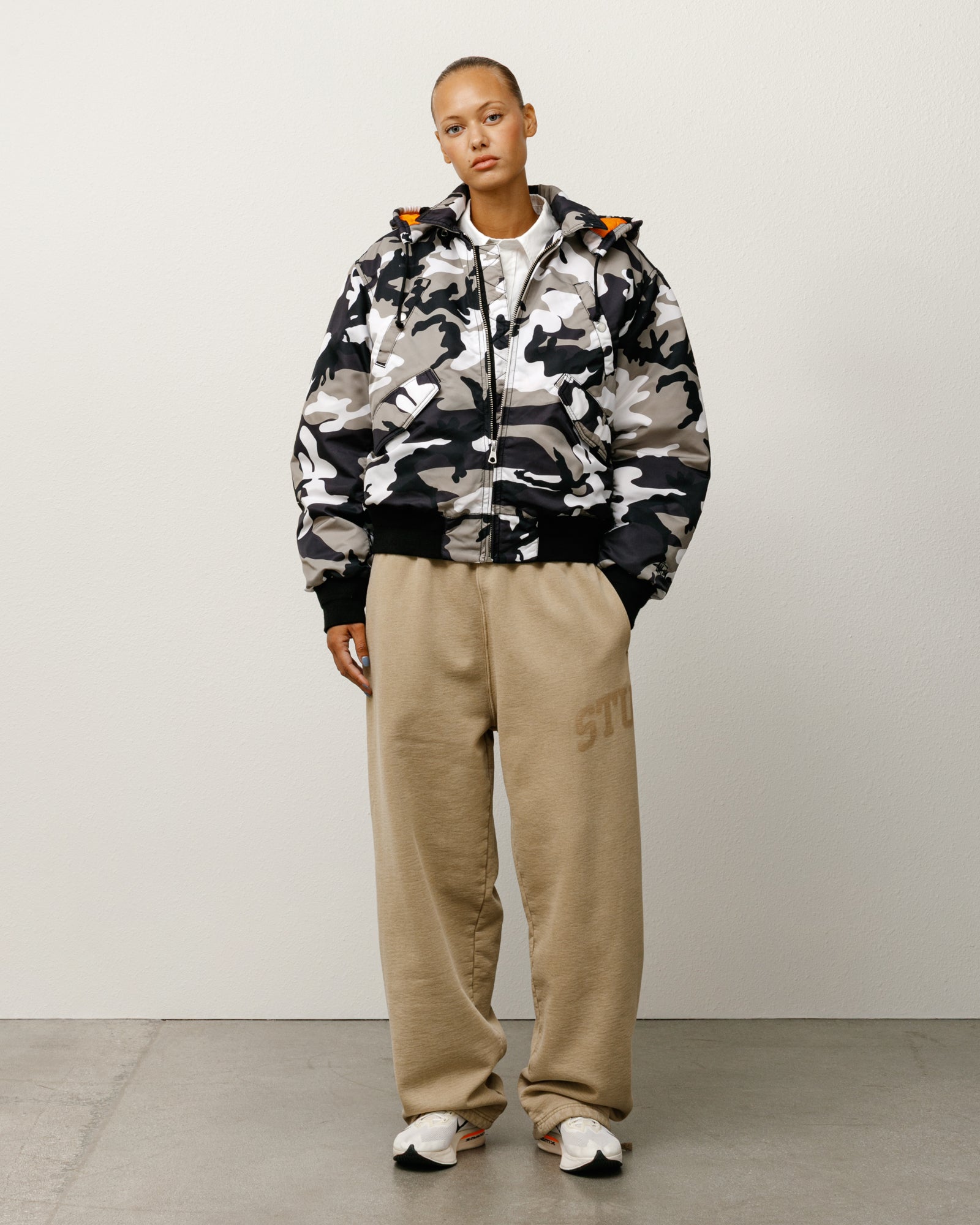 Flight Bomber – Snow Camo | Outerwear | Stüssy Japan