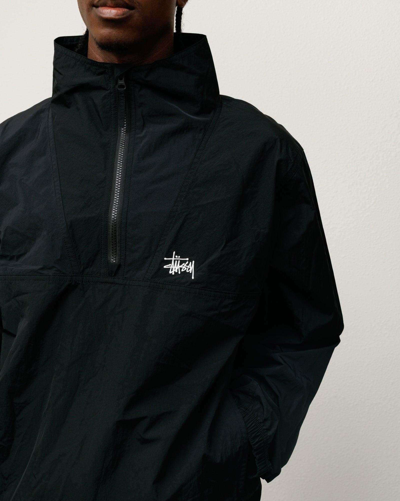 Stussy WARM UP PULLOVER ウォームアッププルオーバー Warm Up Pullover – Black | Outerwear | Stüssy Japan