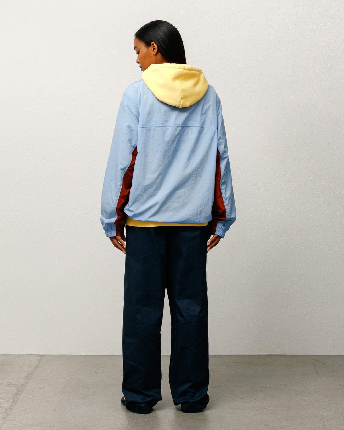 Warm Up Pullover – Blue | Outerwear | Stüssy Japan