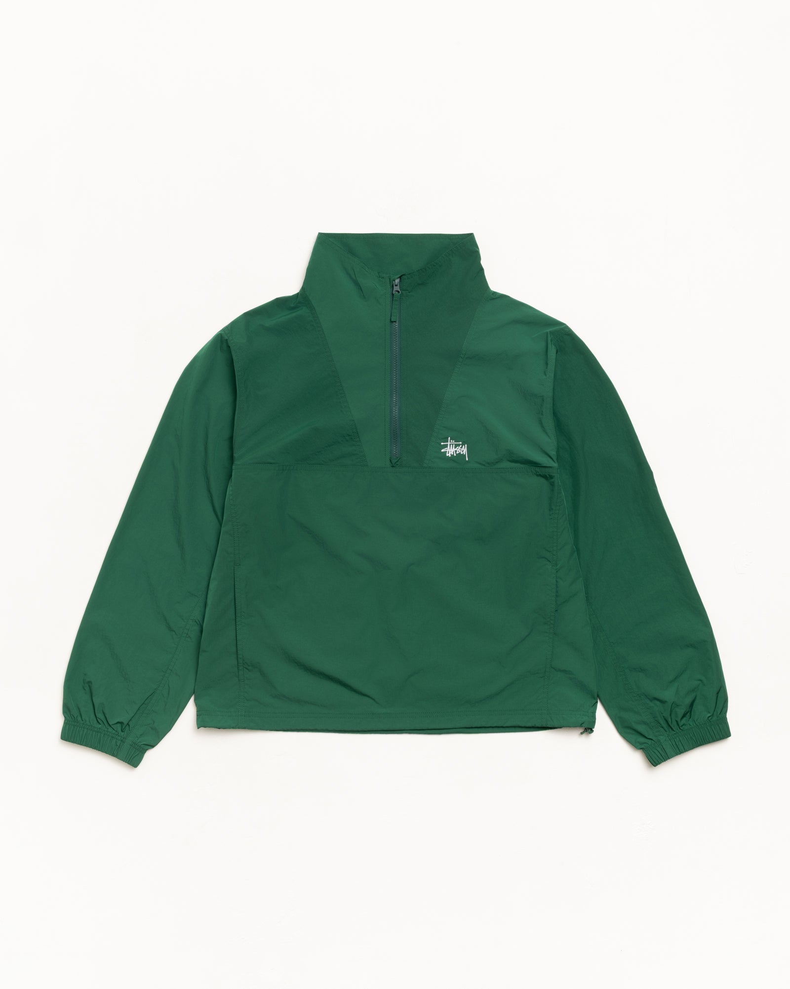 Warm Up Pullover – Green | Outerwear | Stüssy Japan