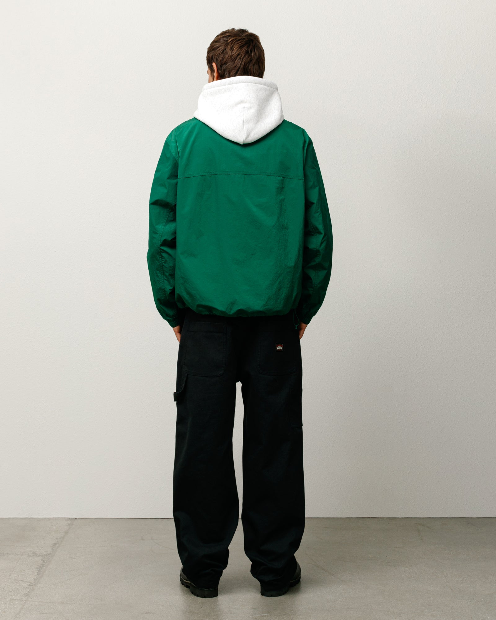 Warm Up Pullover – Green | Outerwear | Stüssy Japan